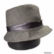 Women’s Gray Hat with Ribbon Style