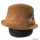 Women’s Corduroy Fedora Tan Hat