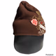 Coogi Heritage Brown Beanie Hat for Kids