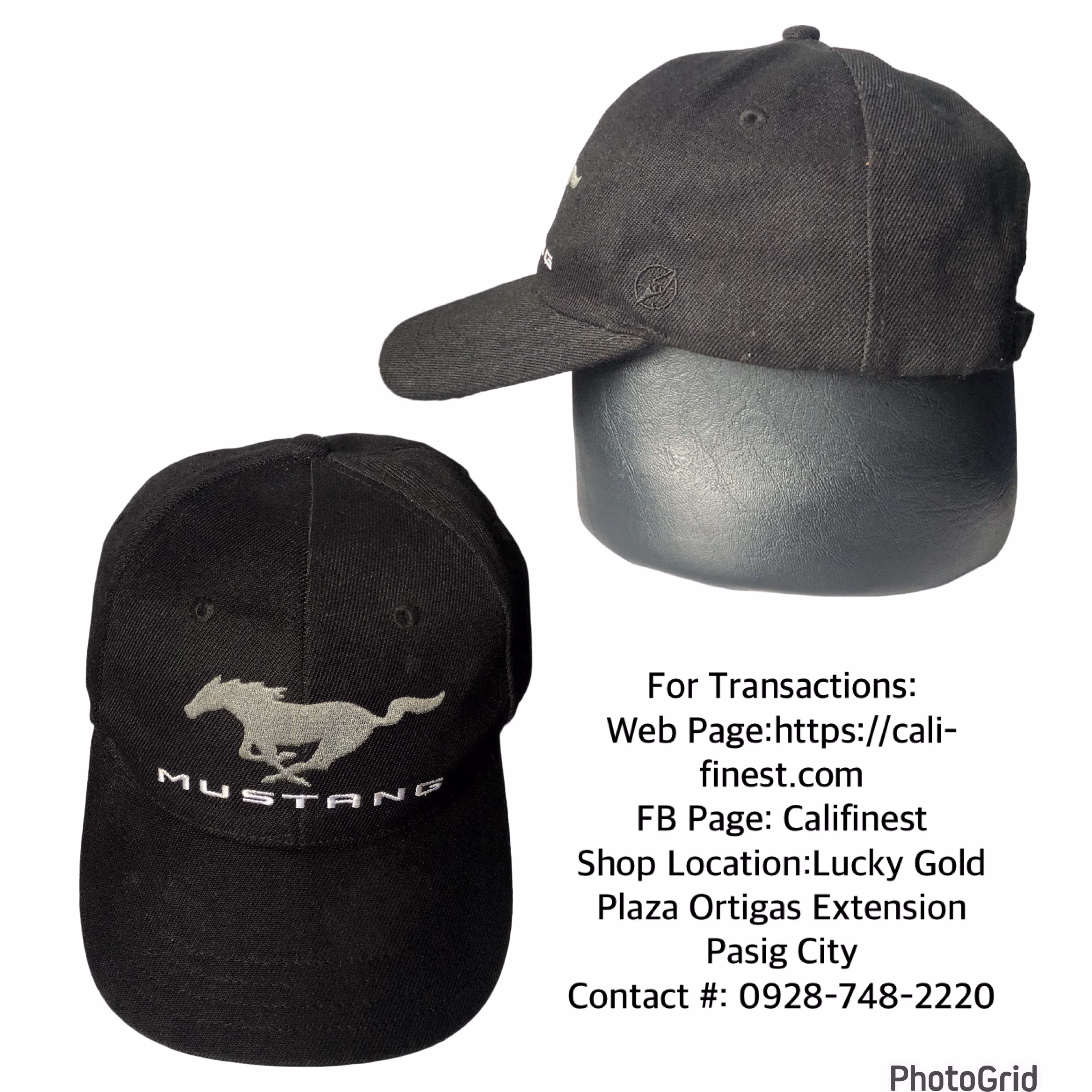 Mustang Open Road One Size Black Cap