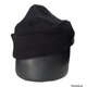 Black Knit Beanie Hat