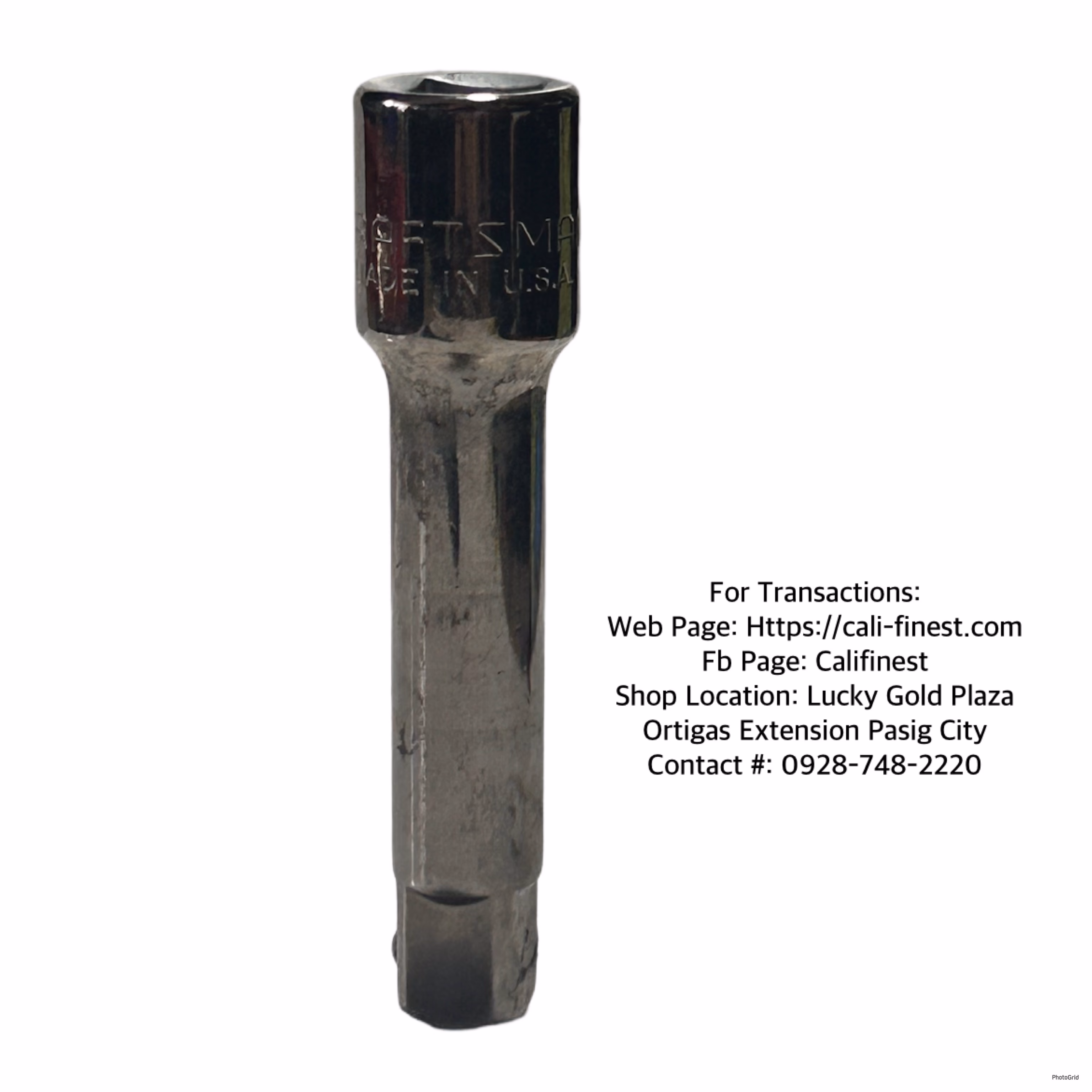 Craftsman ⅜ drive 3-in Extension Bar USA 