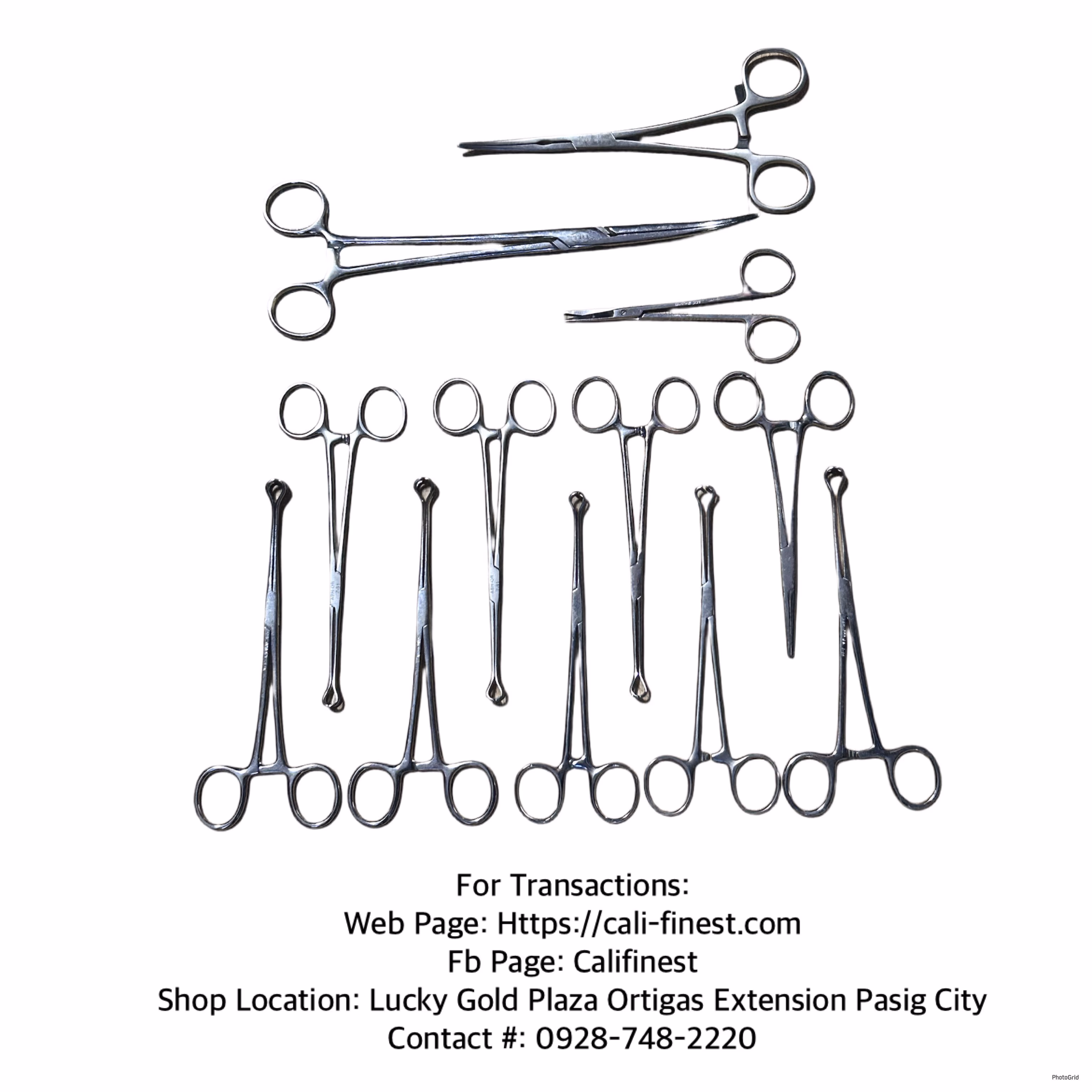 13pcs Assorted Branded Surgical Clamp/Forceps