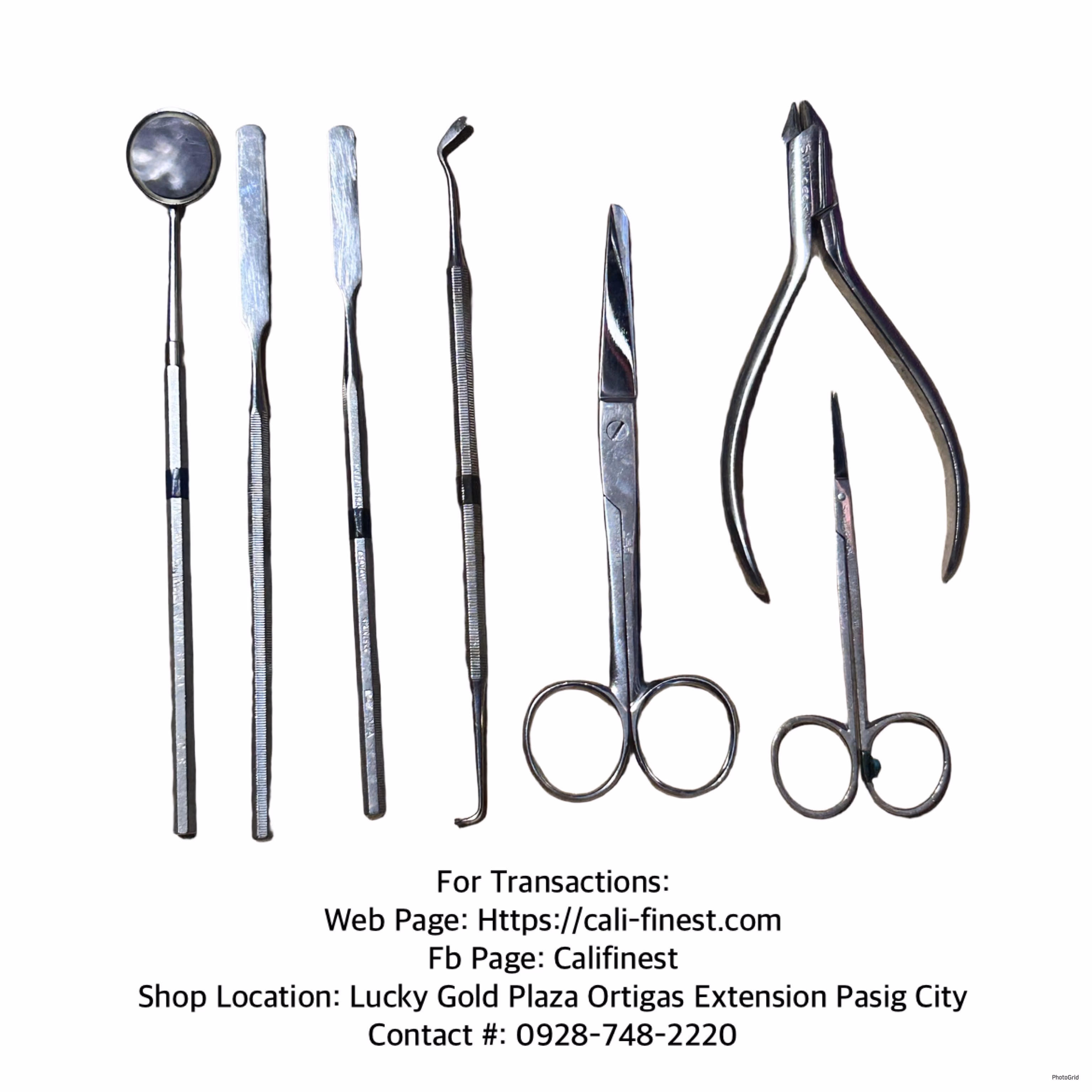 7pcs Dental Instruments 