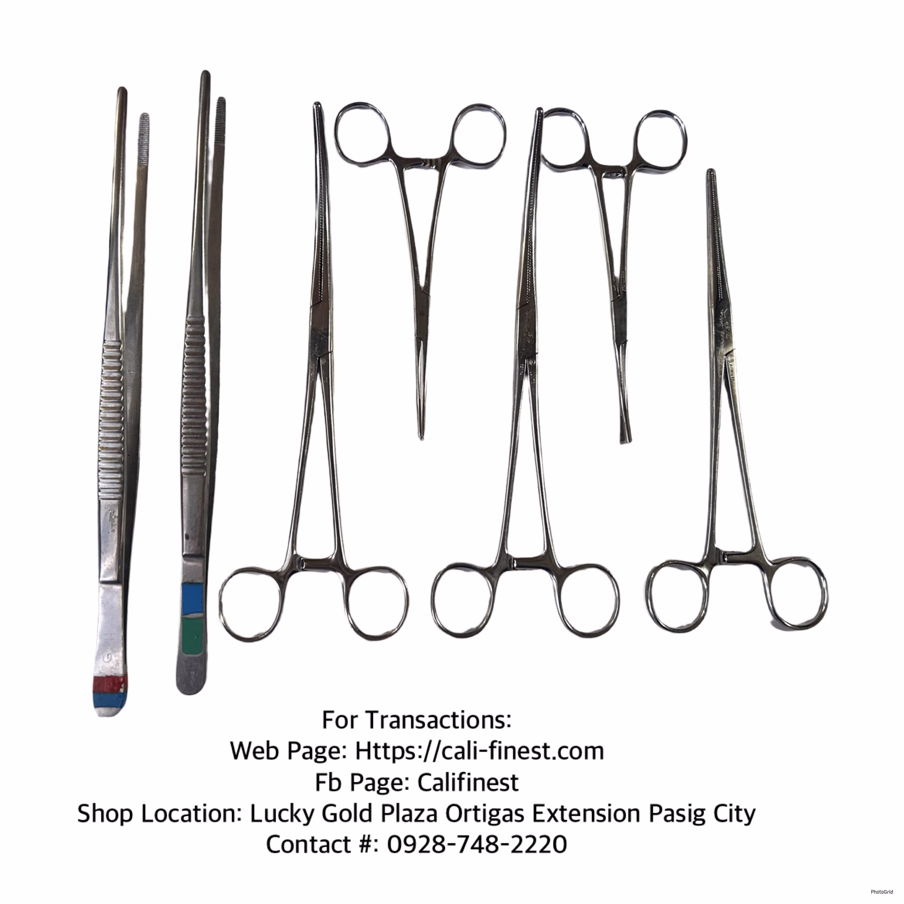7pcs Lawton Medical Forceps take all