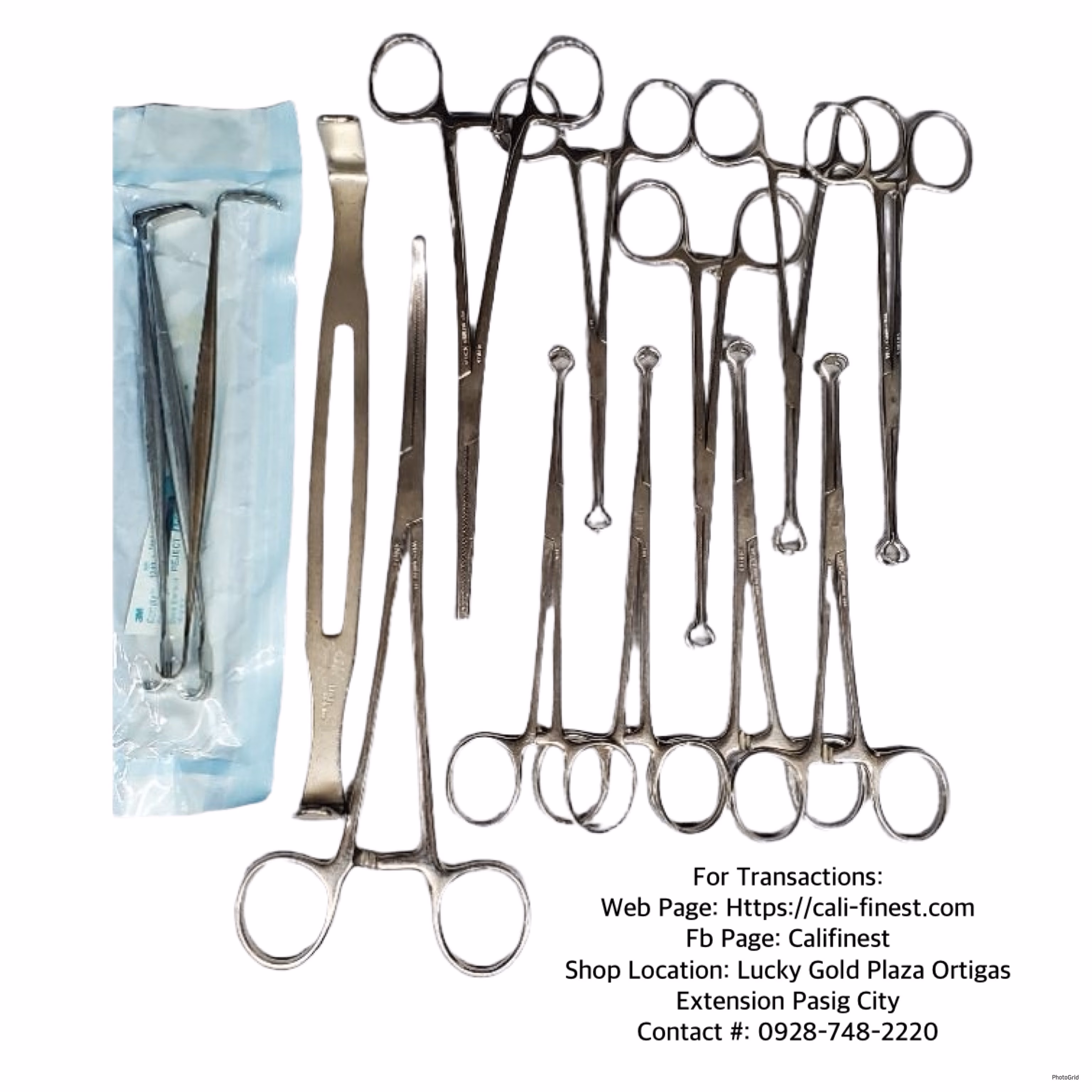 14Pcs Weck Stainless USA Medical Tools Take All