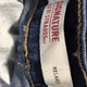 Signature by Levi Strauss Relaxed Dark Blue Jeans For Men Size W32 L34