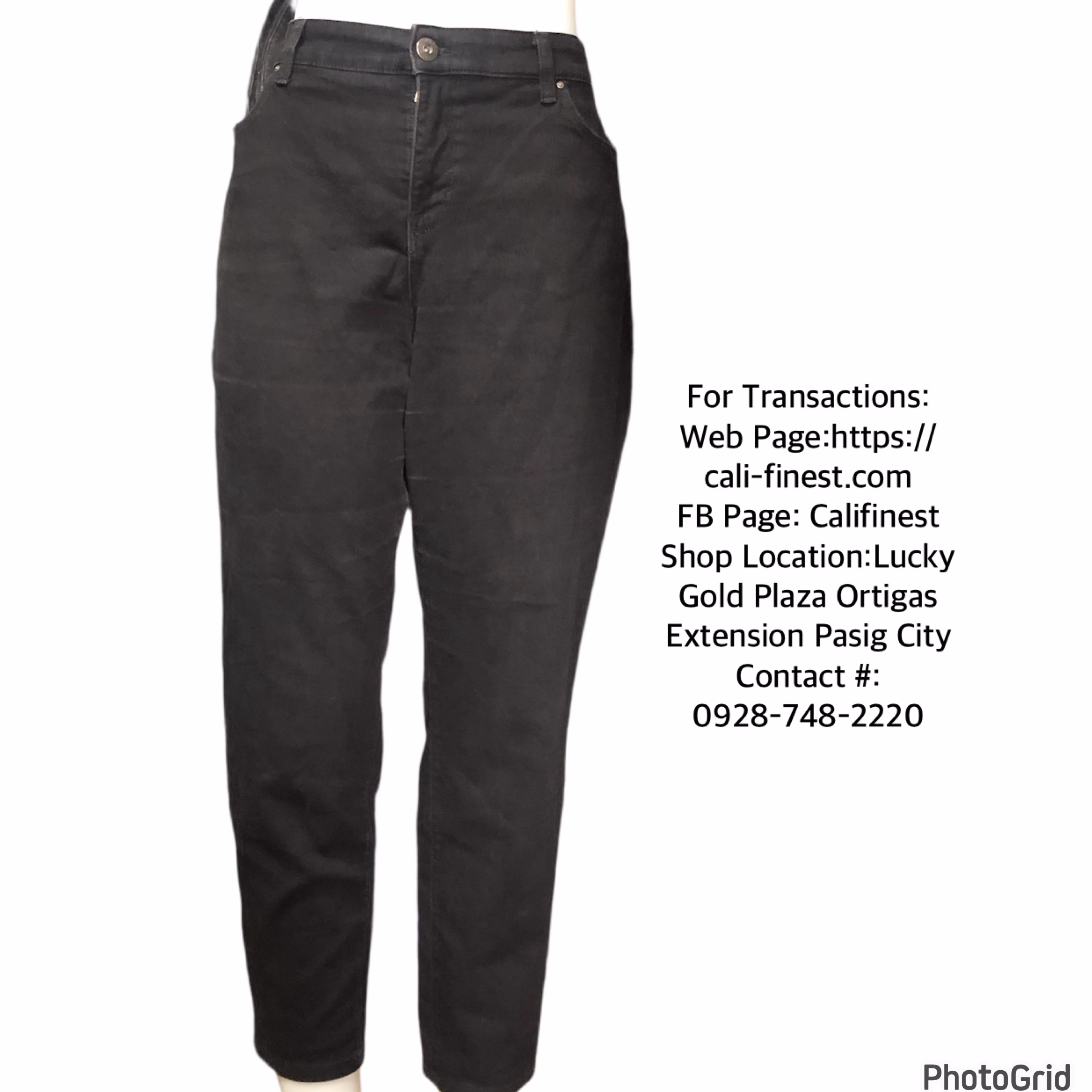 Style & Co Black Curvy Skinny Leg Jeans For Women size 16S  B#505