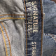 Signature by Levi Strauss Straight Dark Blue Jeans For Men   B#506