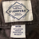 St Johns Bay Mens Dark Brown Pants 38x34  B#512