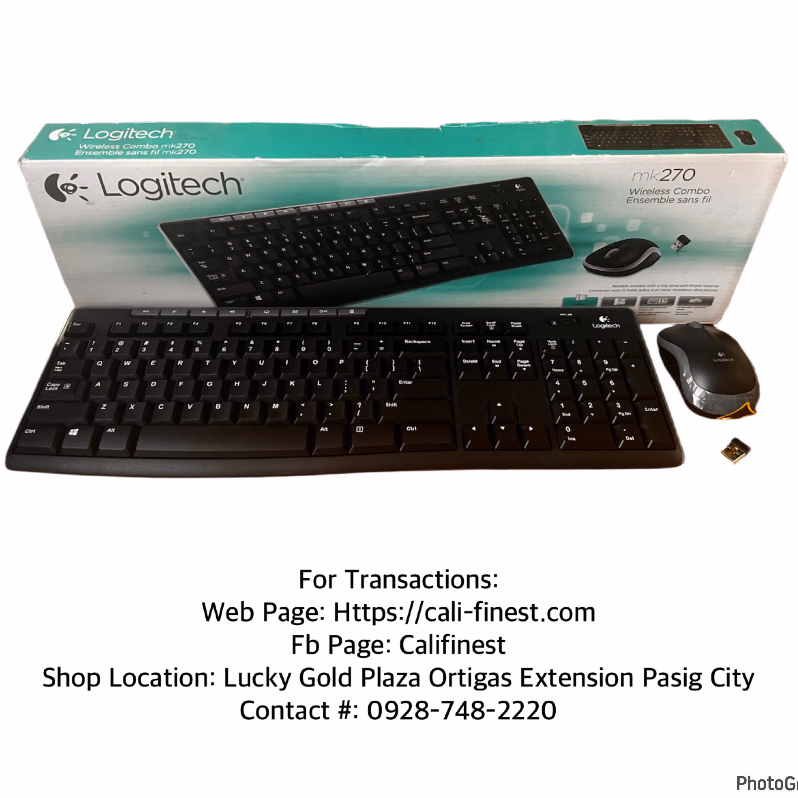 Logitech MK270 Wireless Combo Keyboard and Mouse
