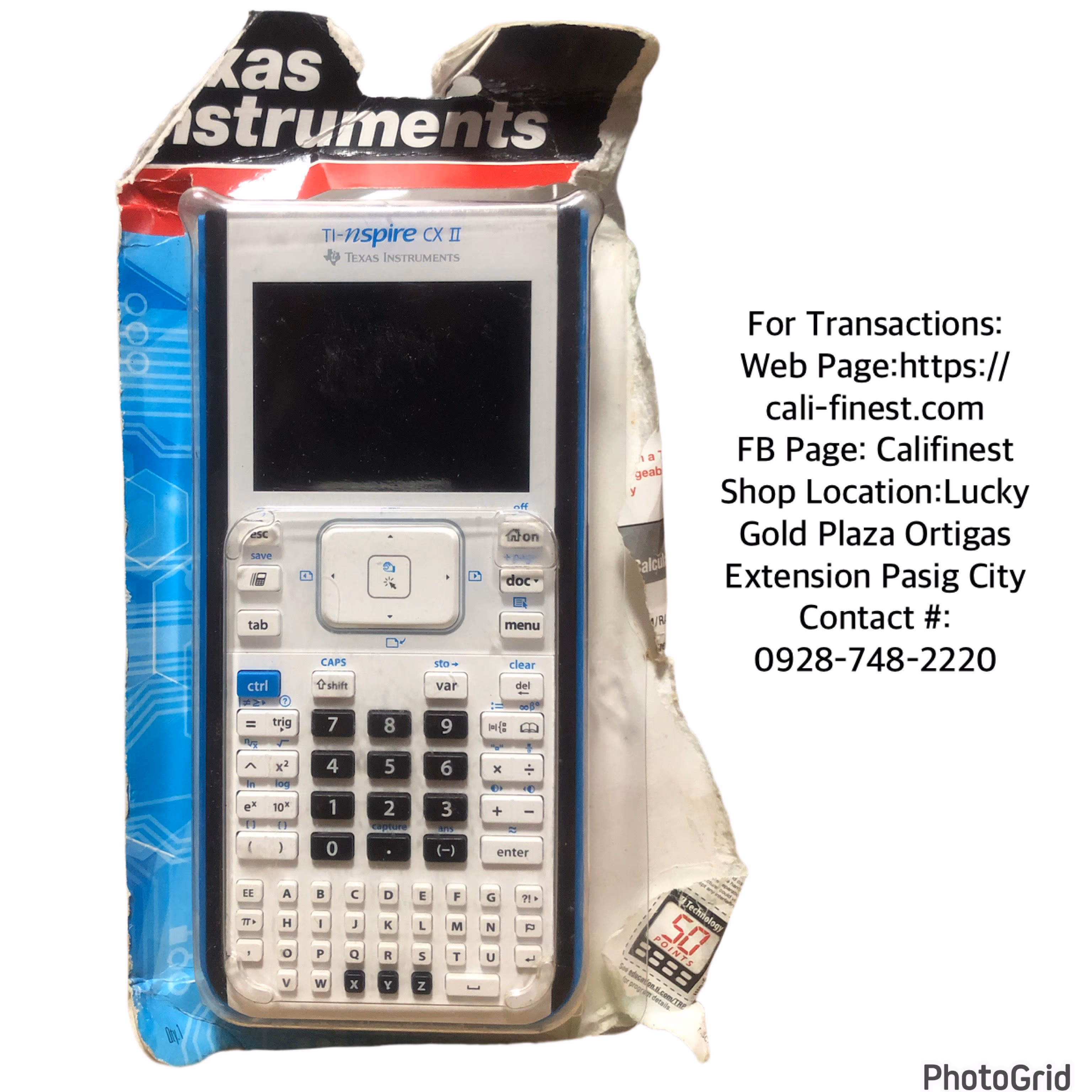 Texas Instruments TI-Nspire CX II graphing calculator  EL#522