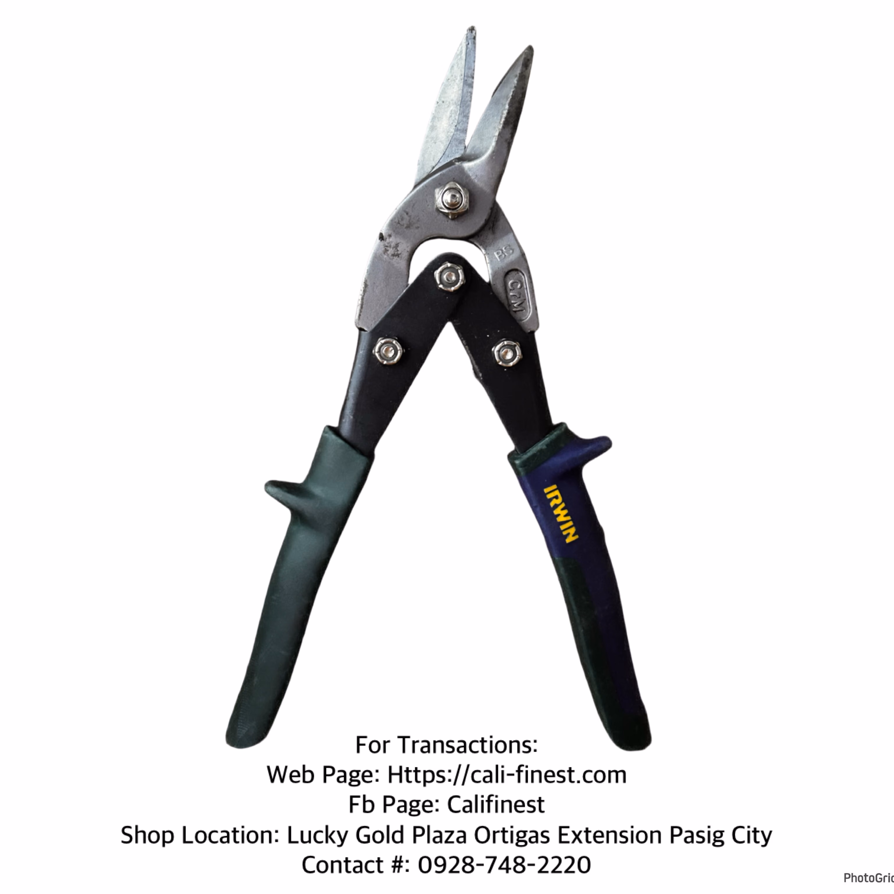 IRWIN Tools 10504310N Right Straight Cut Aviation Snips with ProTouch Grips