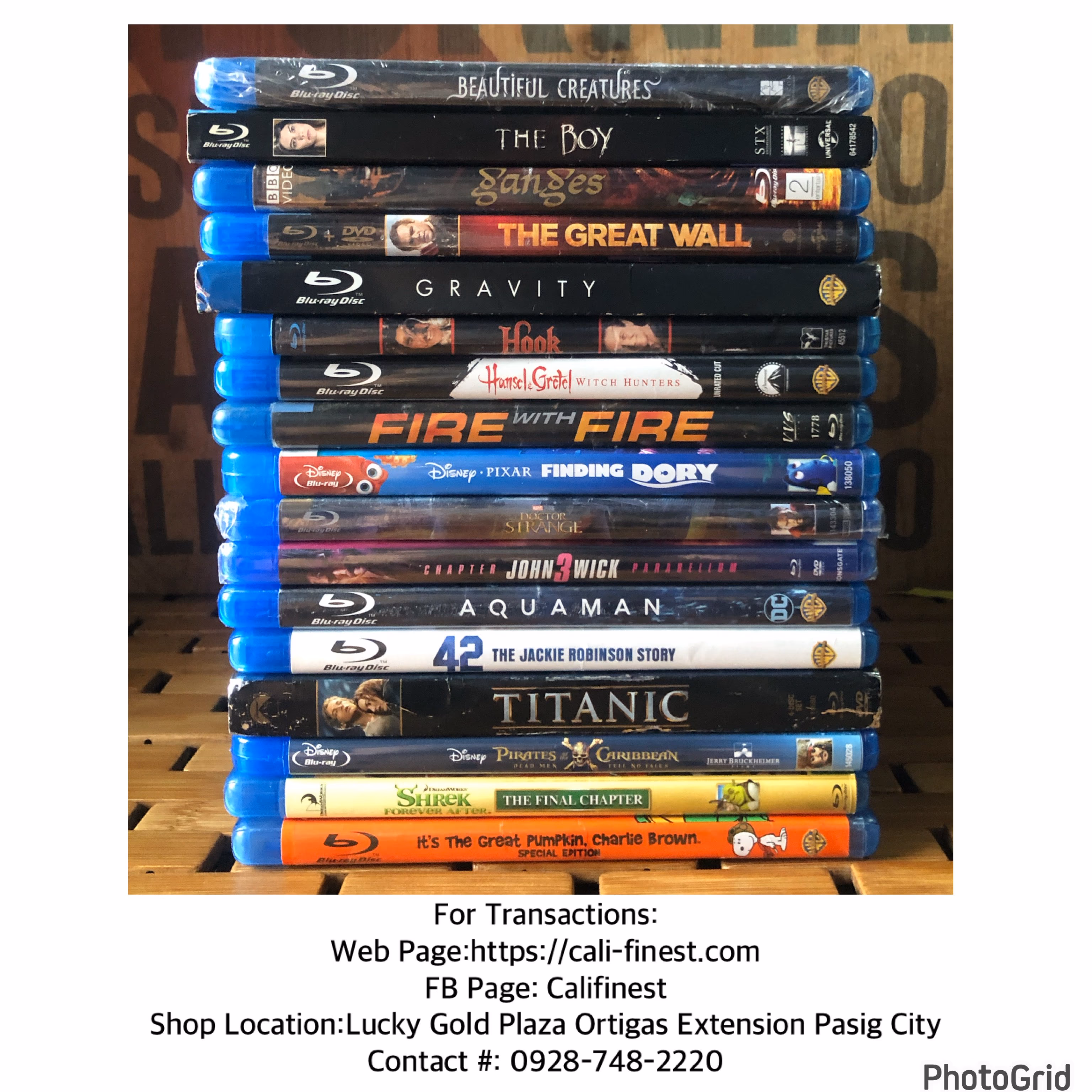 Blu ray Assorted Movies 