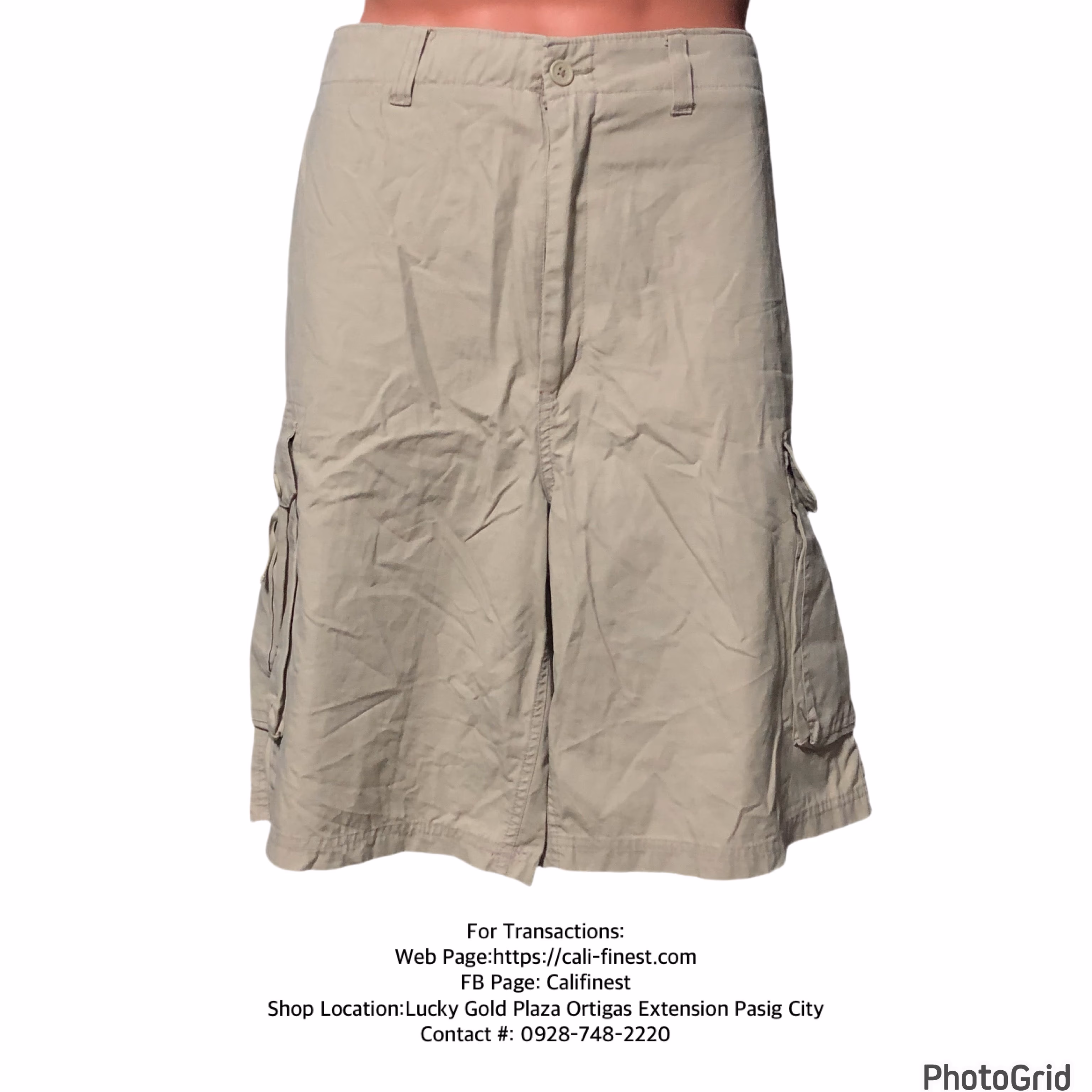 626 Blue Vintage Surplus Co. Men’s Cargo Khaki Short