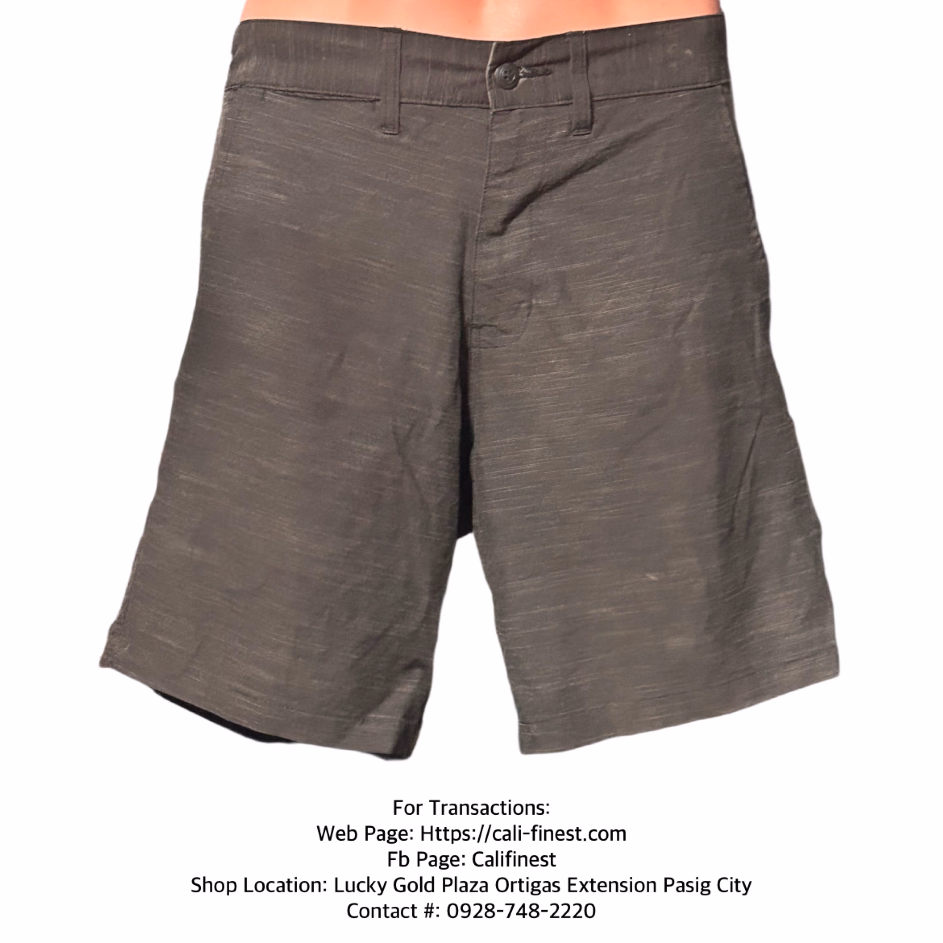 Burnside Men’s Dark Brown Size 34 Short