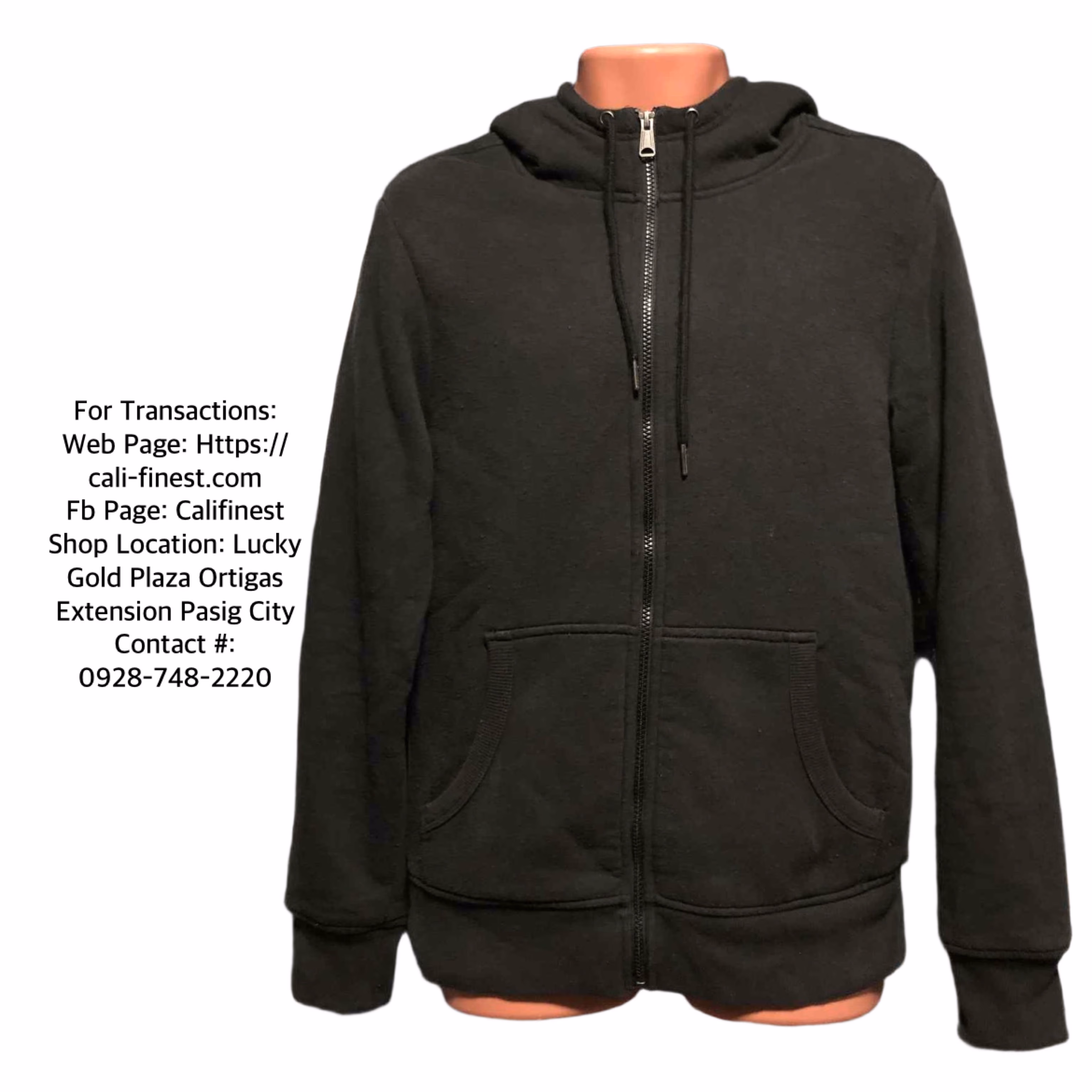 George Men’s Black Faux Sherpa Fleece Jacket