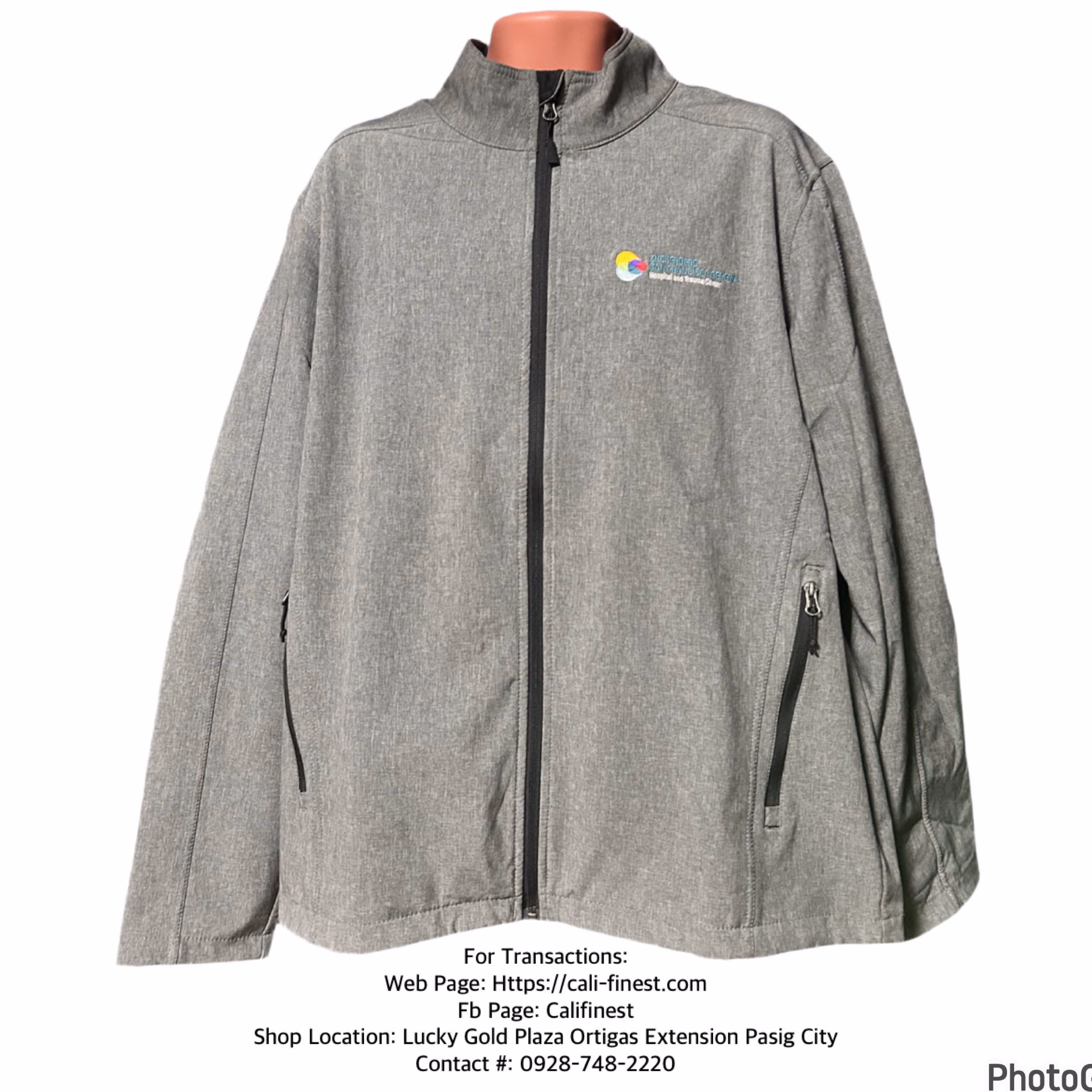 Port Authority Men’s Core Soft Shell Gray Jacket size XL