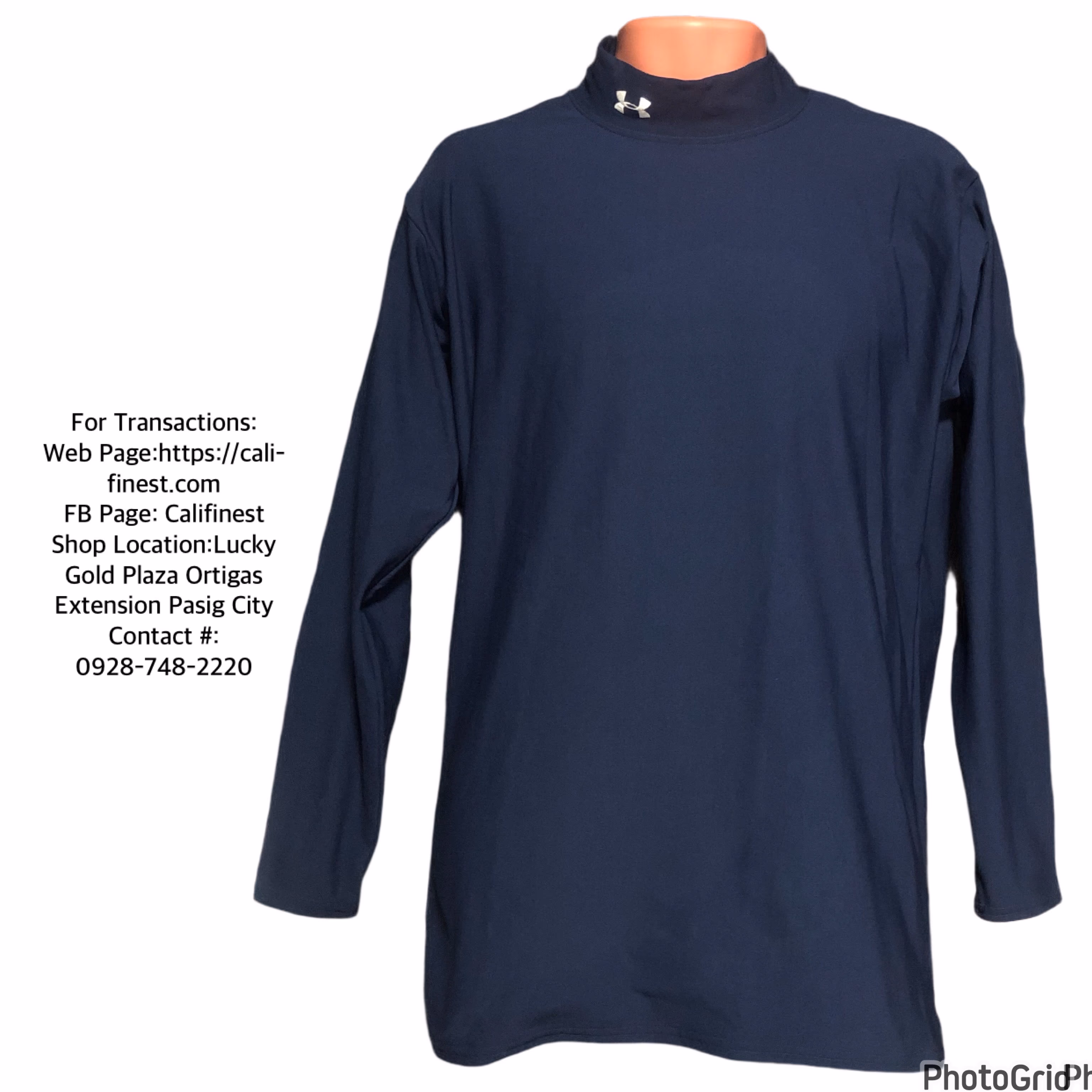 Under Armour Men’s Dark Blue Long Sleeve Size XXL