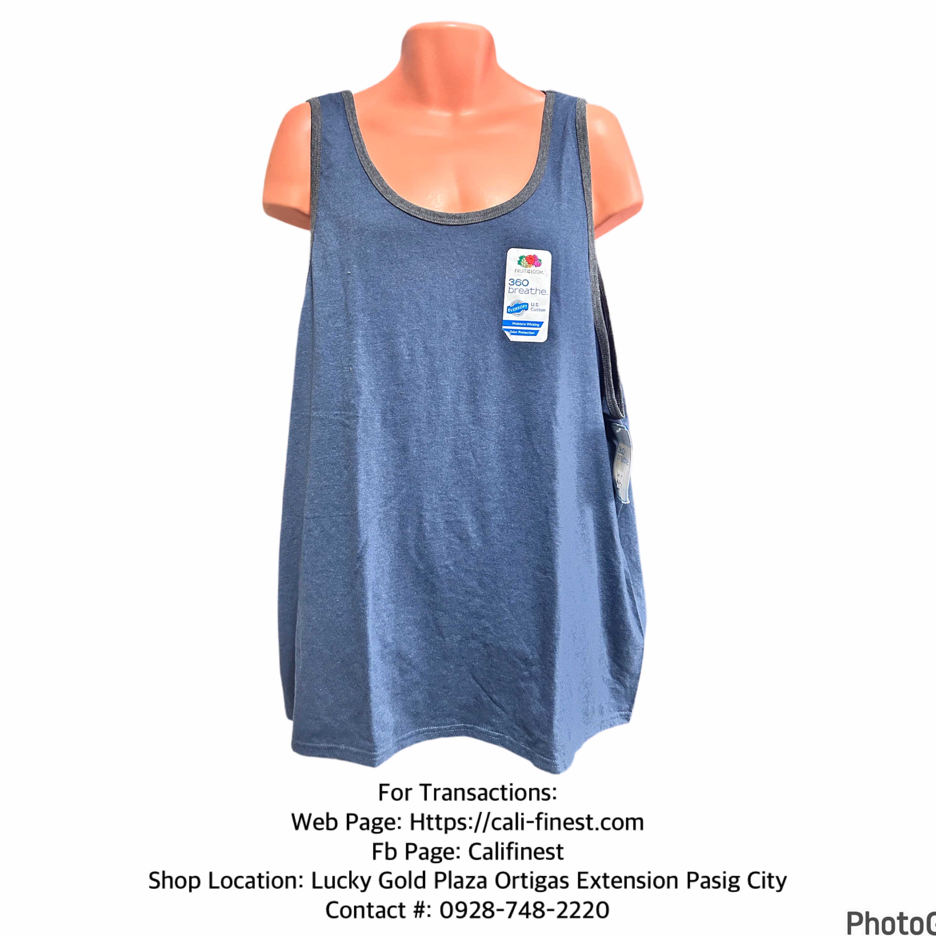 Fruit of the Loom Men’s Sleeveless Tank tops, size 2XL