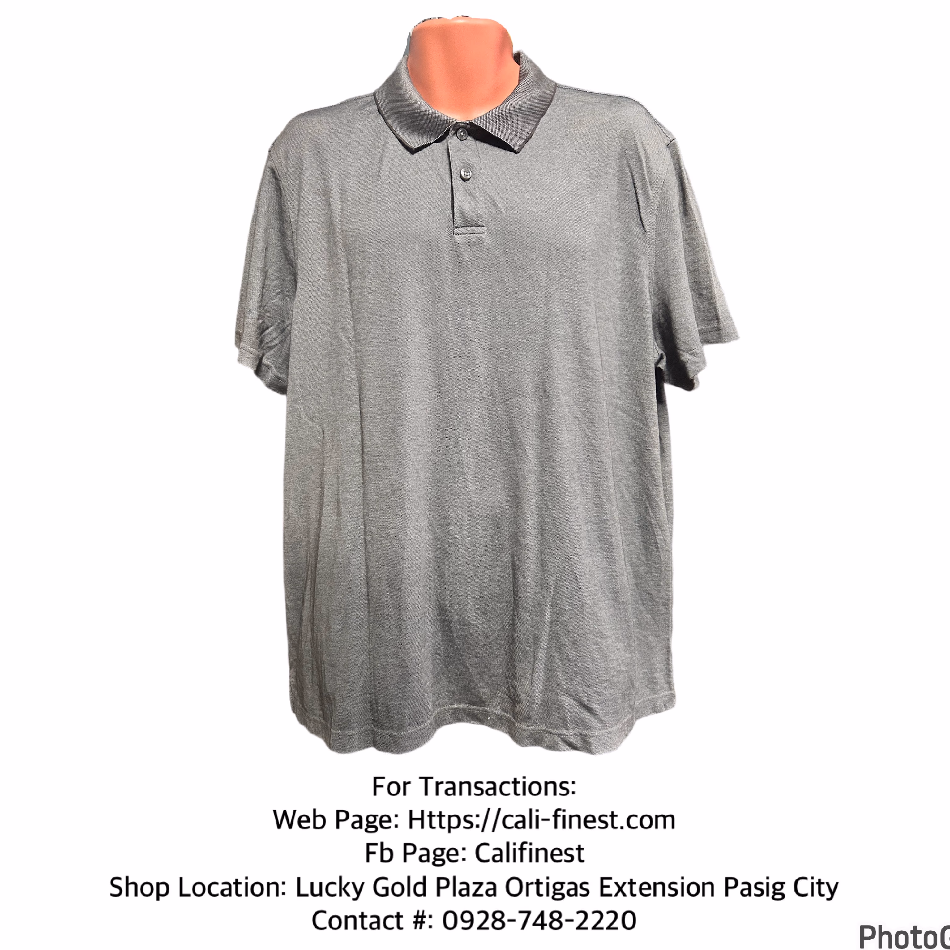 Tasso Elba Supima World’s Finest Cottons Men’s Polo Shirt XL