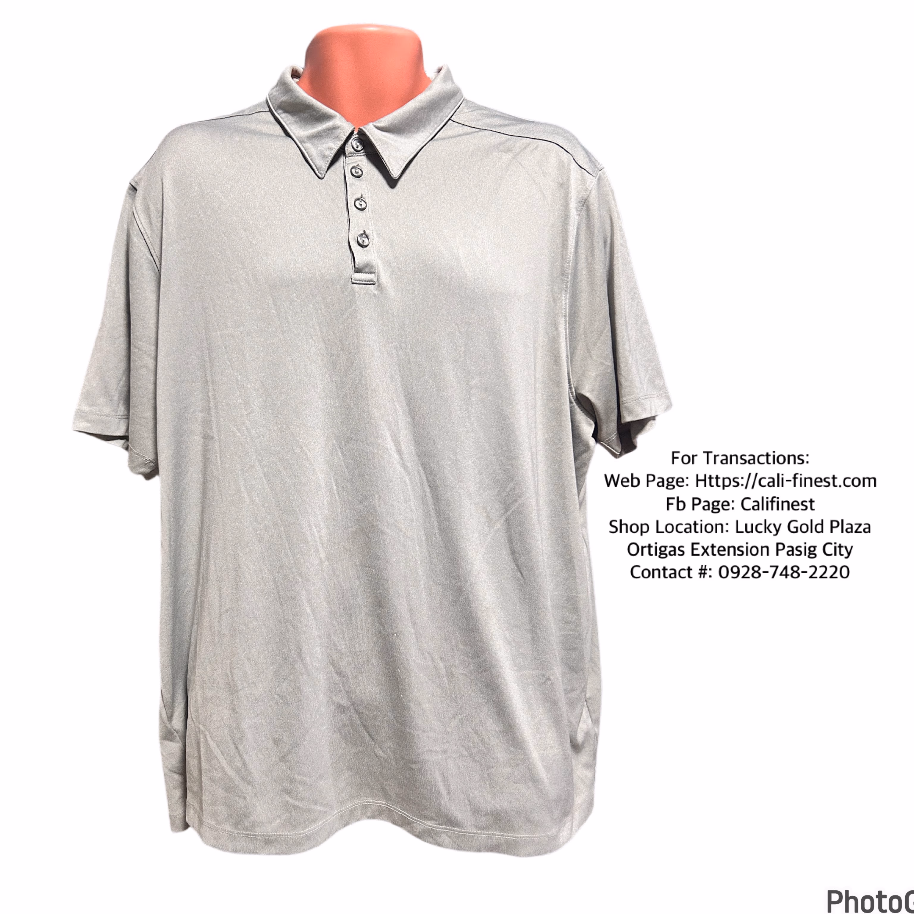 Perry Ellis Polo shirt For Men XXL