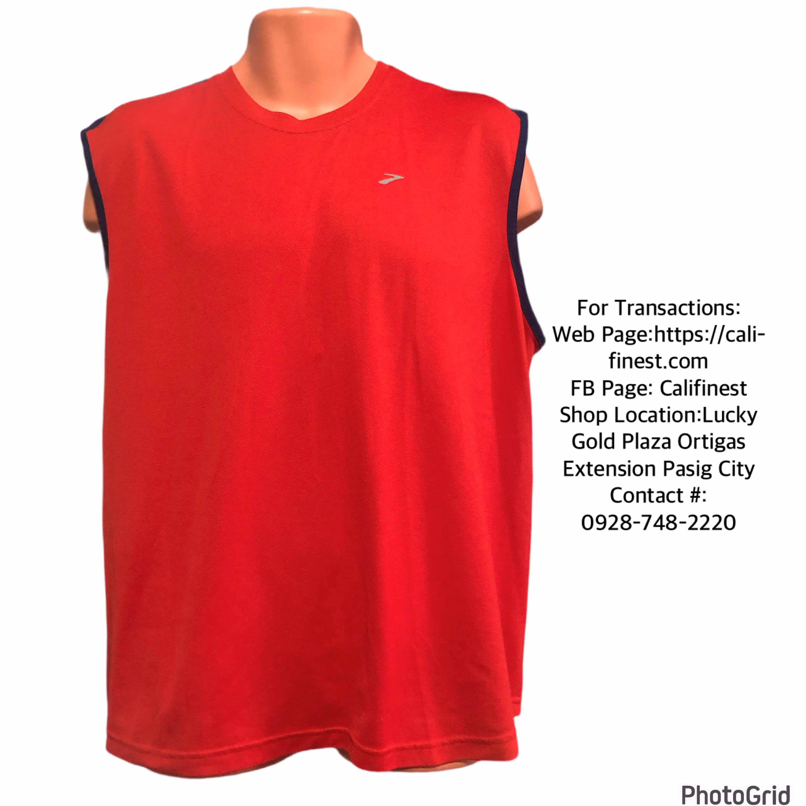 Brooks Mens Red T -Shirt   T#664