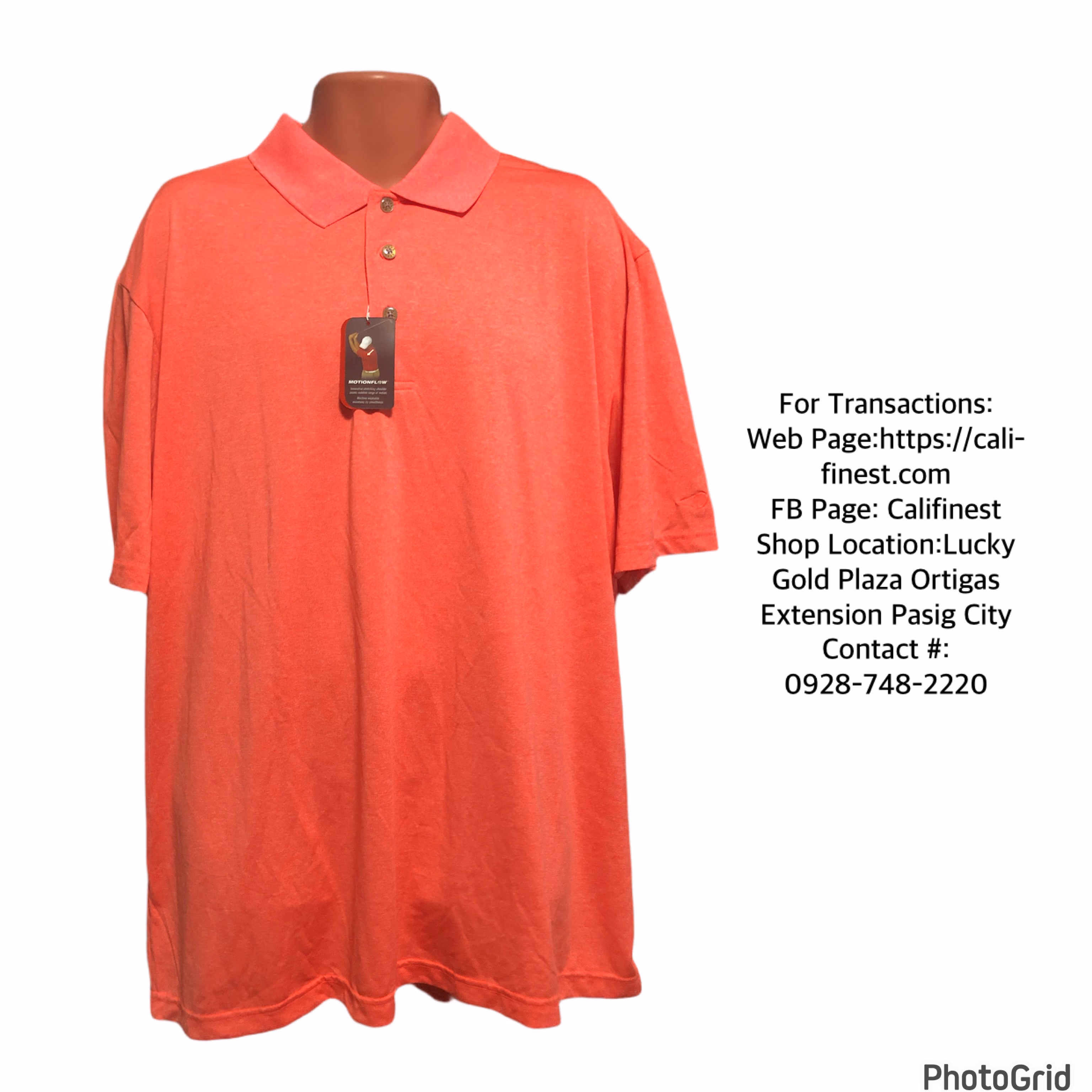 Brandnew Grand Slam Mens Polo Shirts XXL  T#667