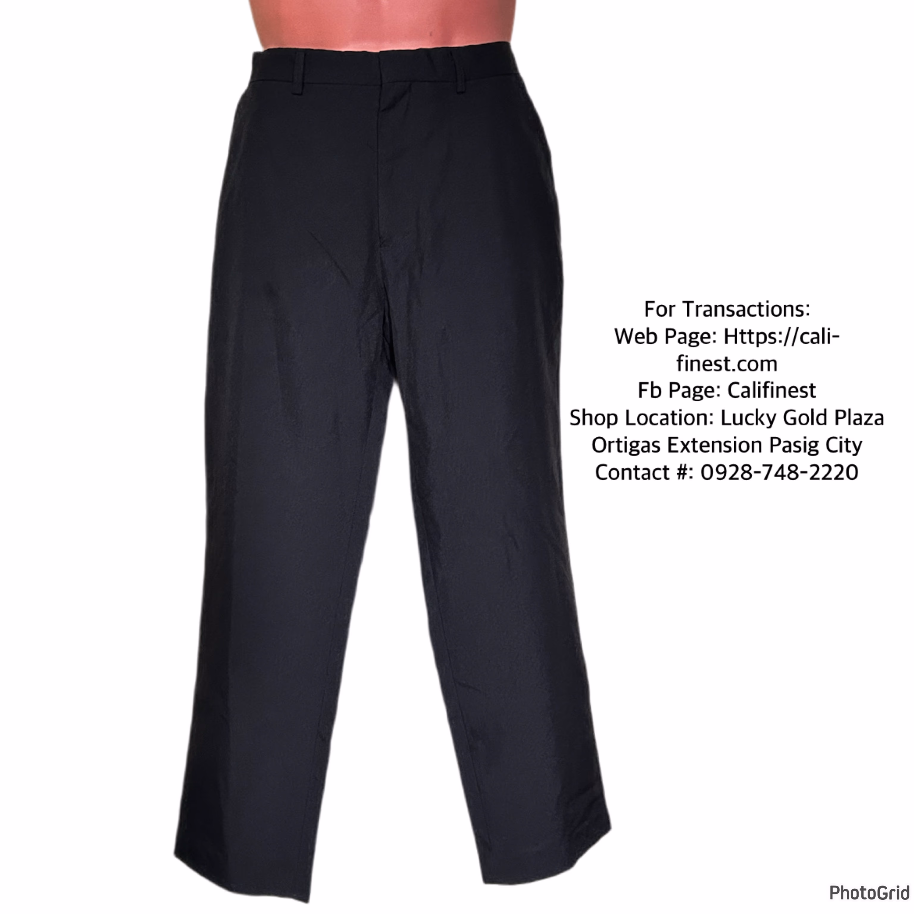 Vittorino Boys Black Dress Pants