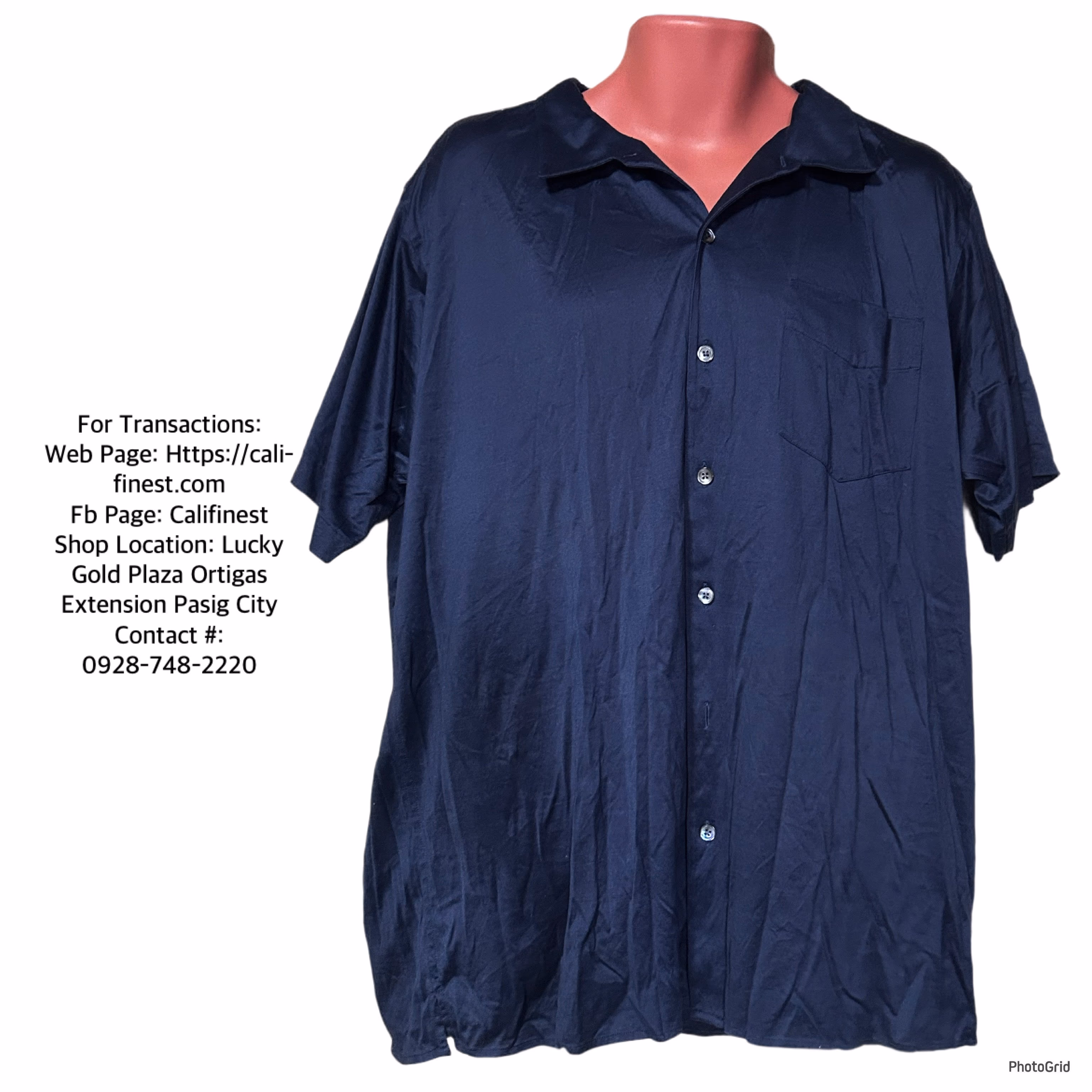 The Heartland Men’s Navy Blue Short Sleeve Shirt size XL