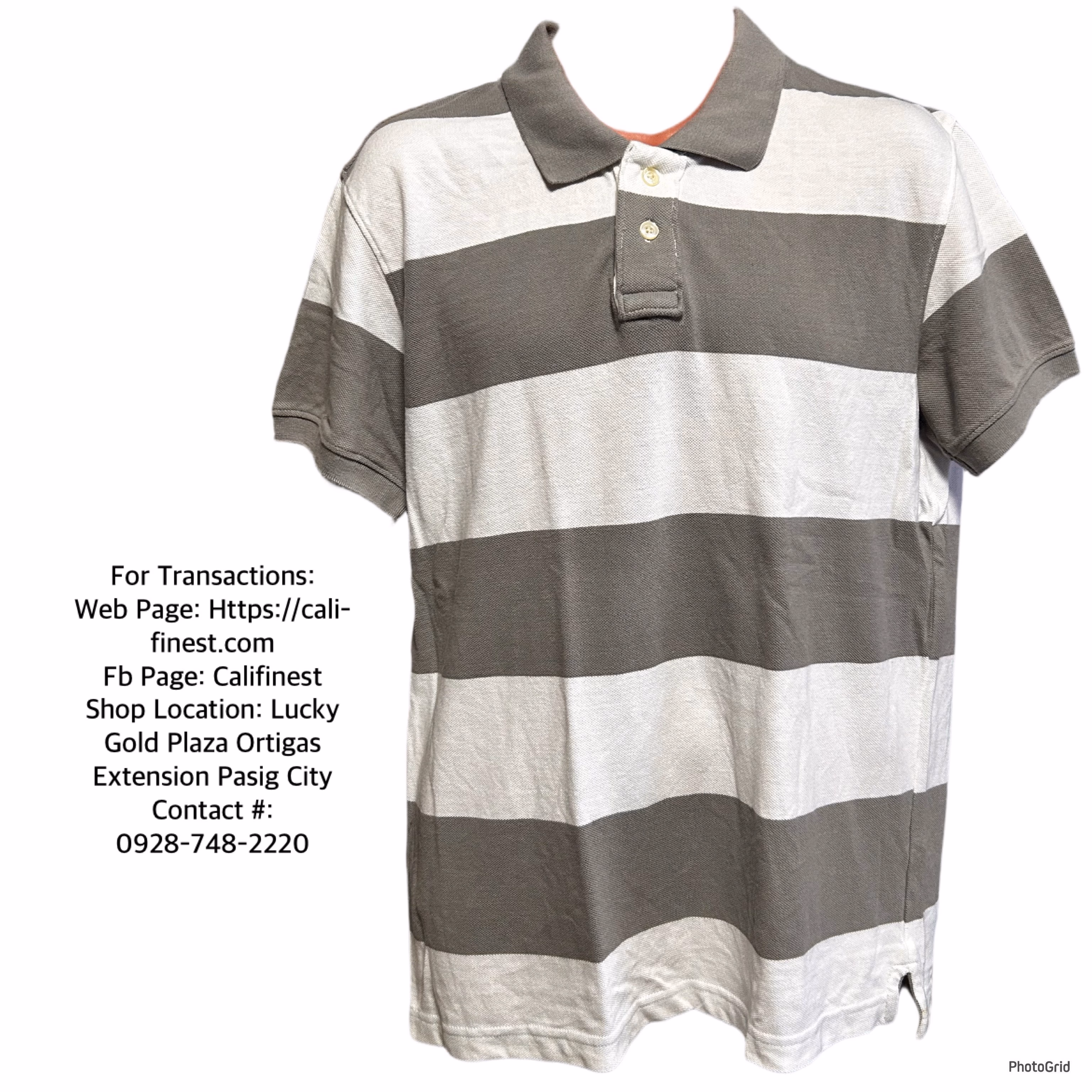 Arizona Men’s White & Gray Short Sleeve Polo Shirt