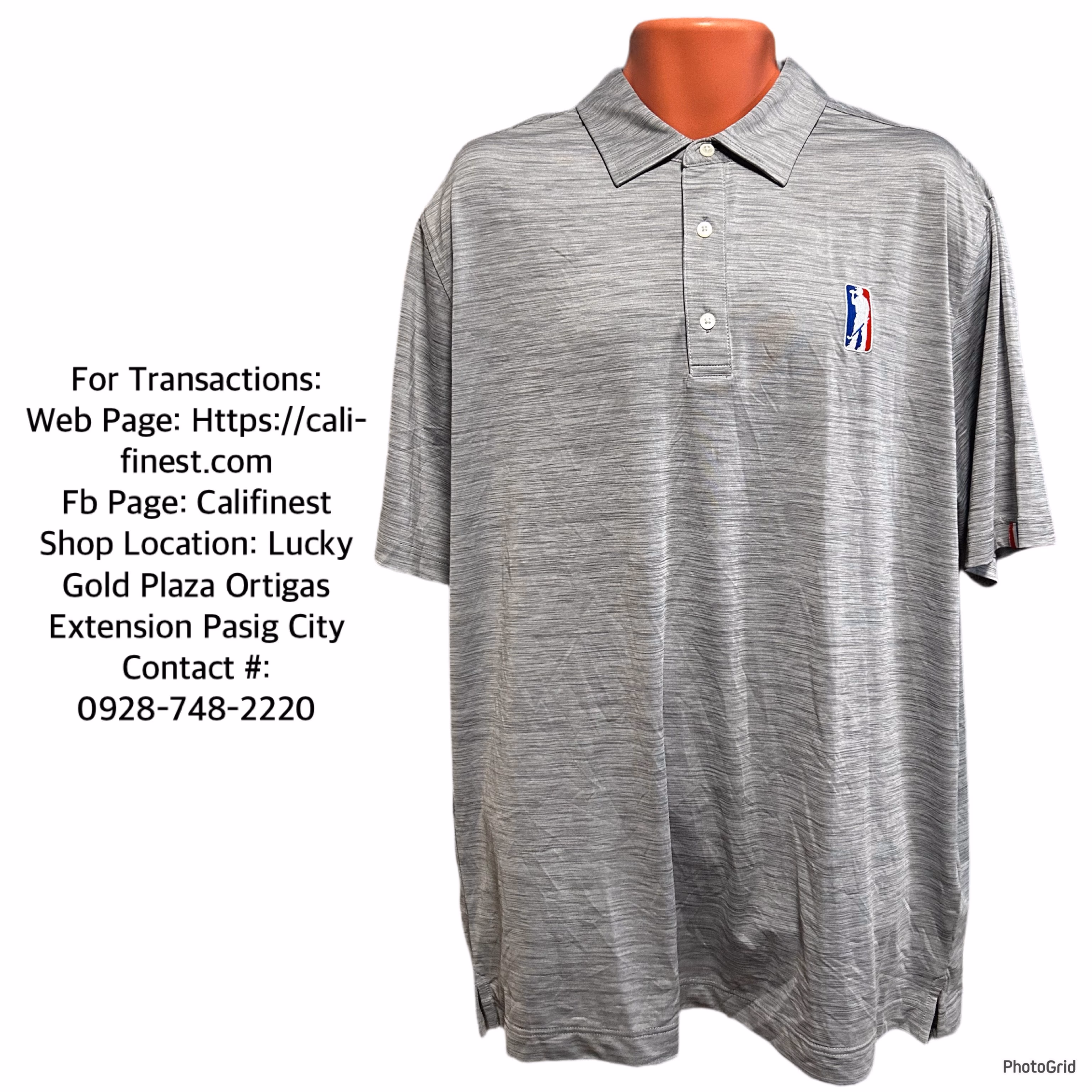 USAG U Suck At Golf Men’s Athletic Polo Shirt size XL  