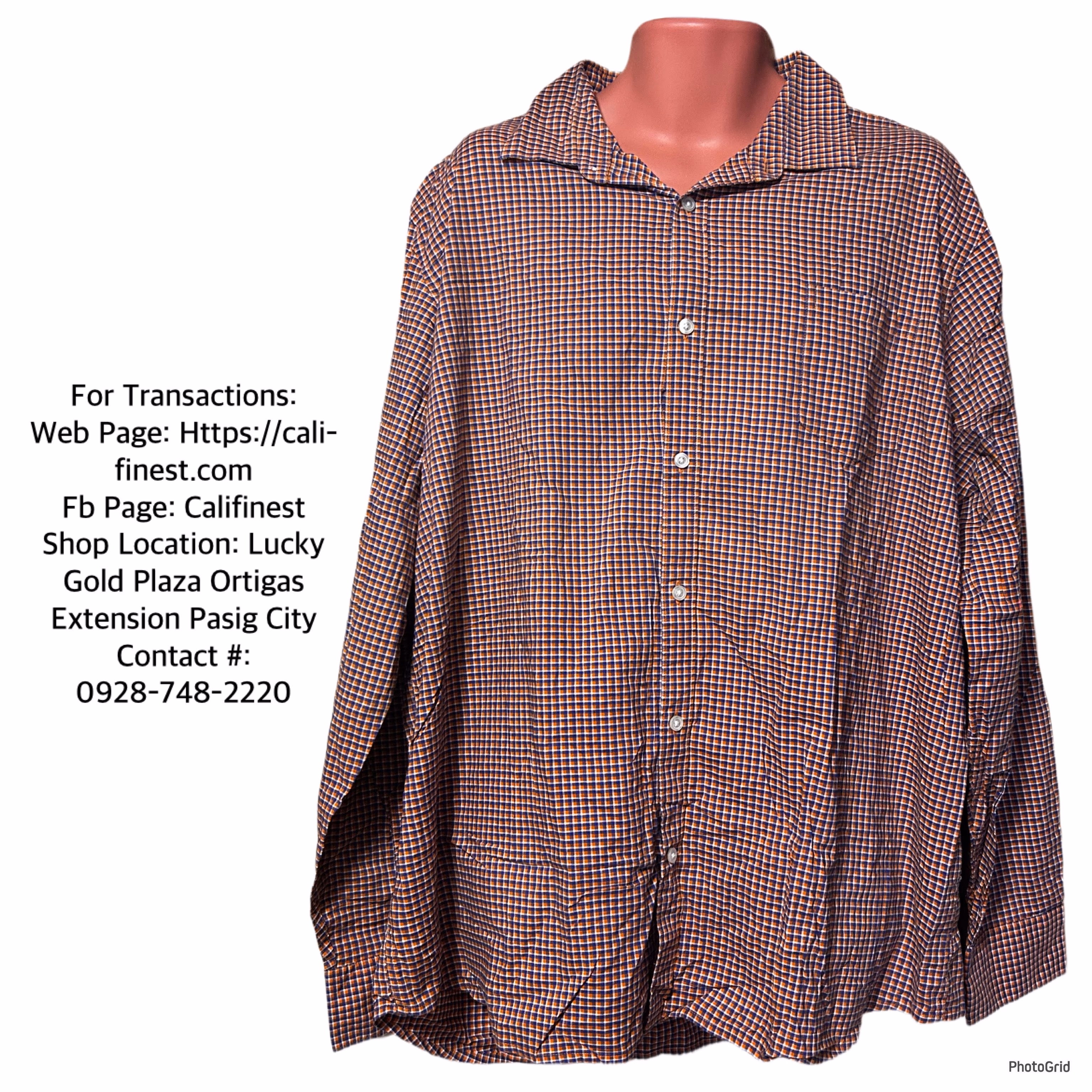 Claiborne Men’s Deep Red Casual Button Down Shirt size XXL