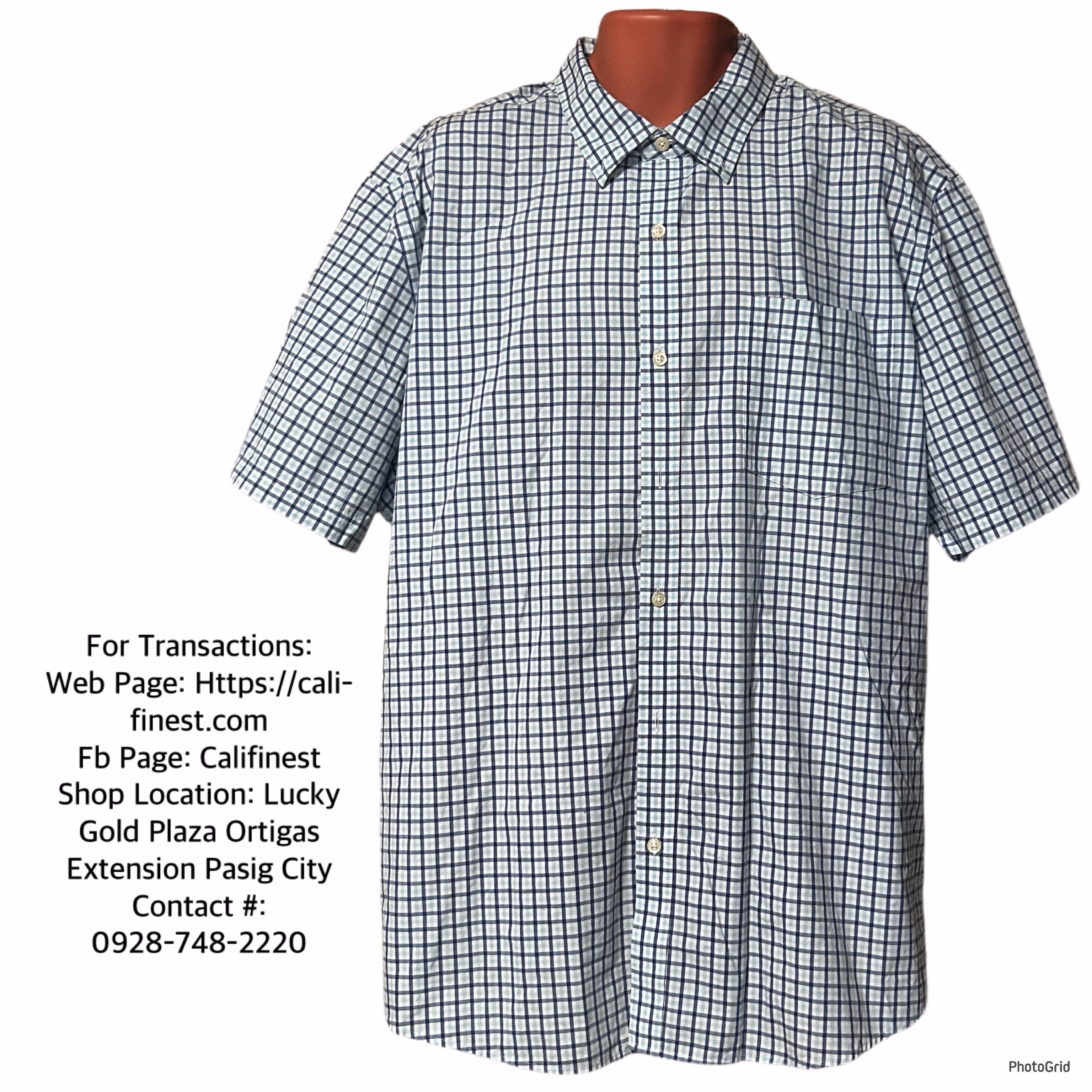 Croft & Barrow Men’s Light Blue Striped Polo Shirt size XXL