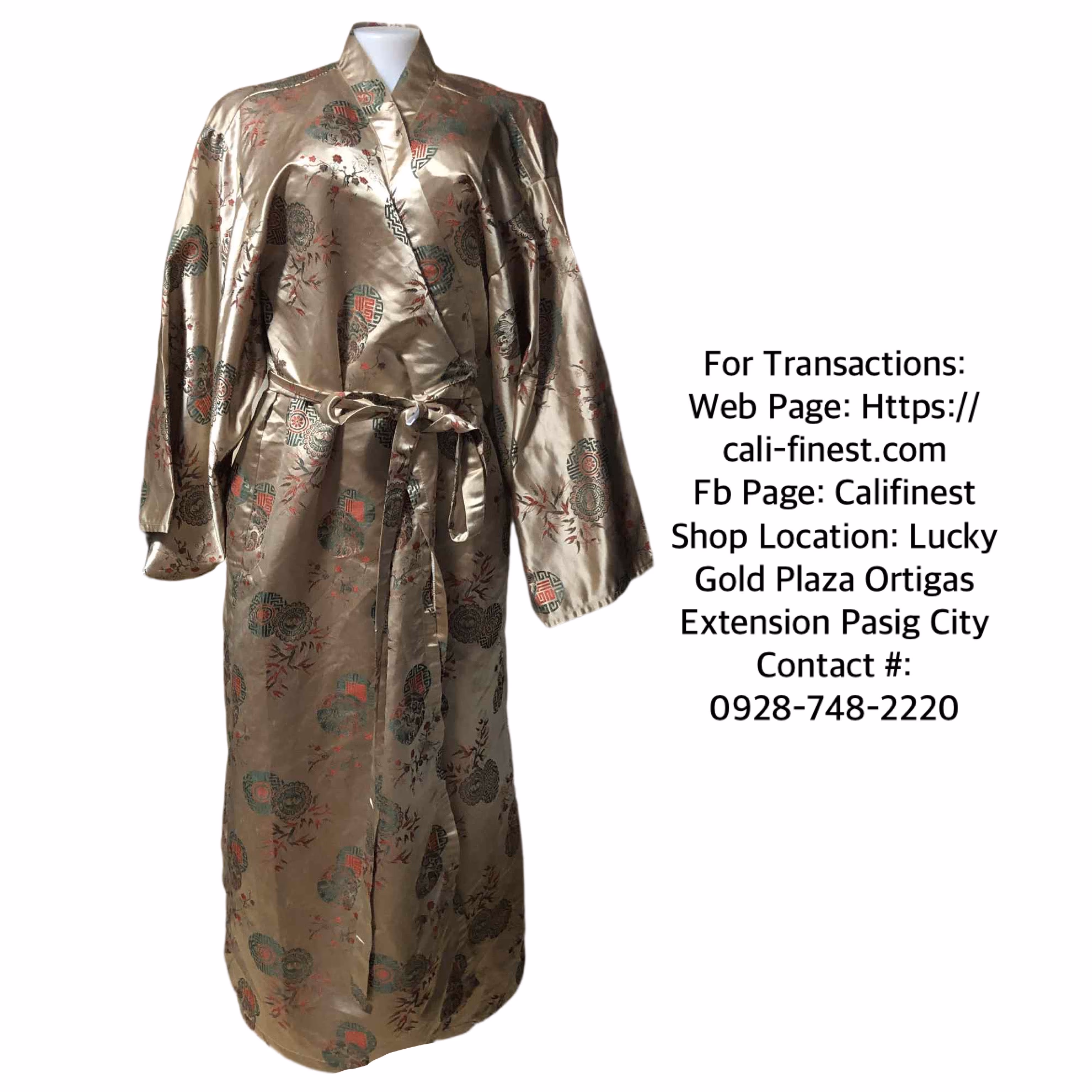 Kimono Japanese Robe   D#96 