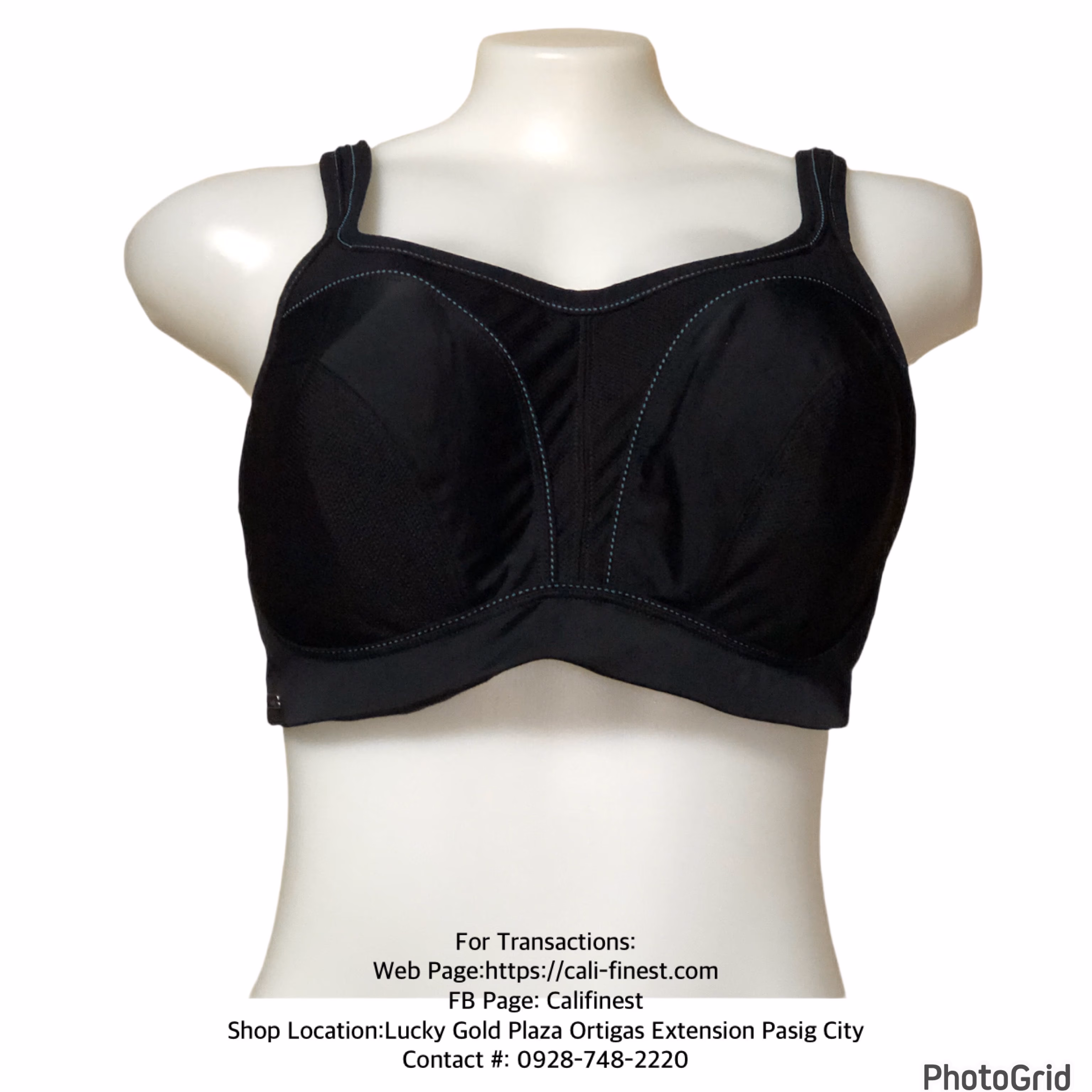 Chantelle Womens Black Bra 36 DDD  T#710