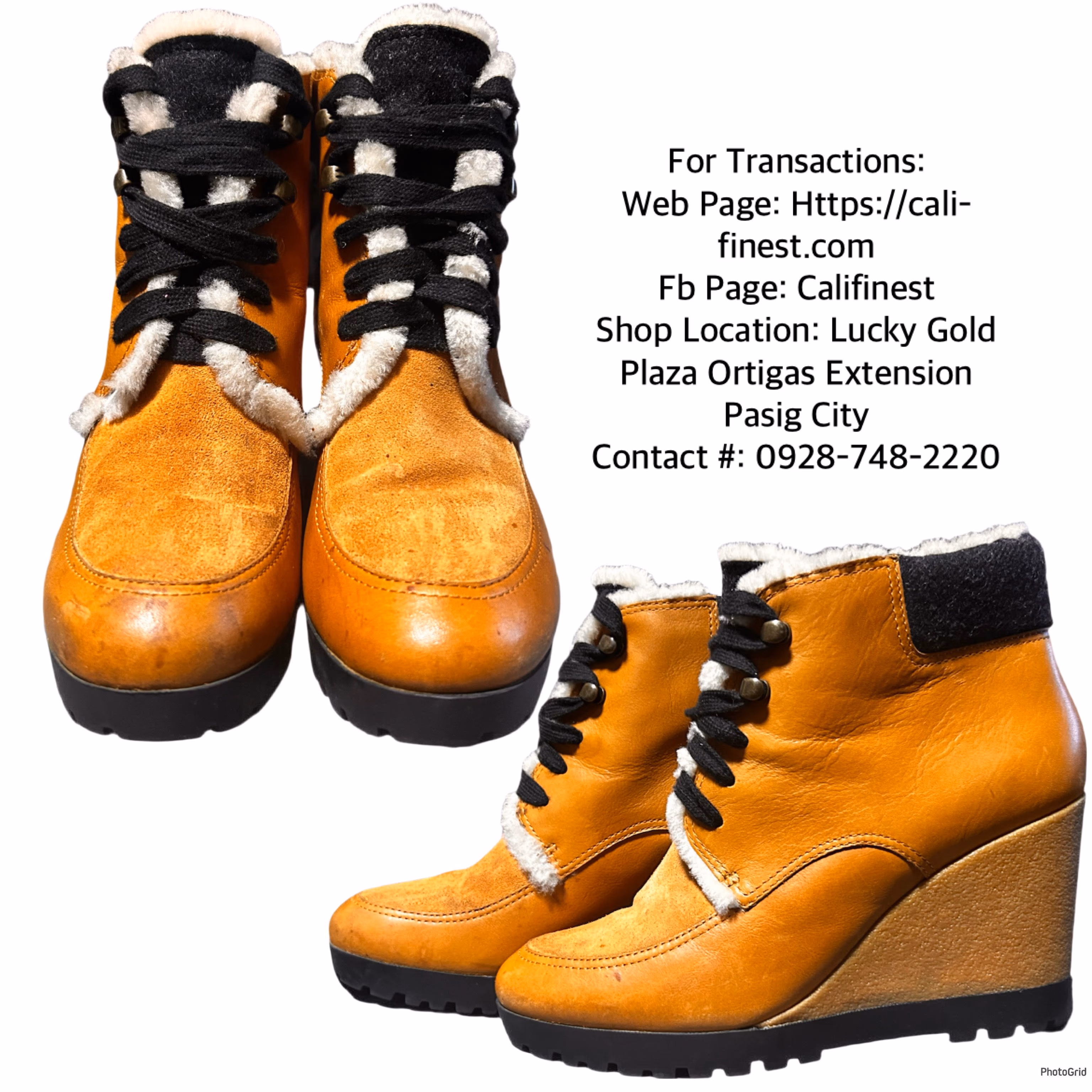 Cole Haan Atenso Wedgo Boots Waterproof for Women