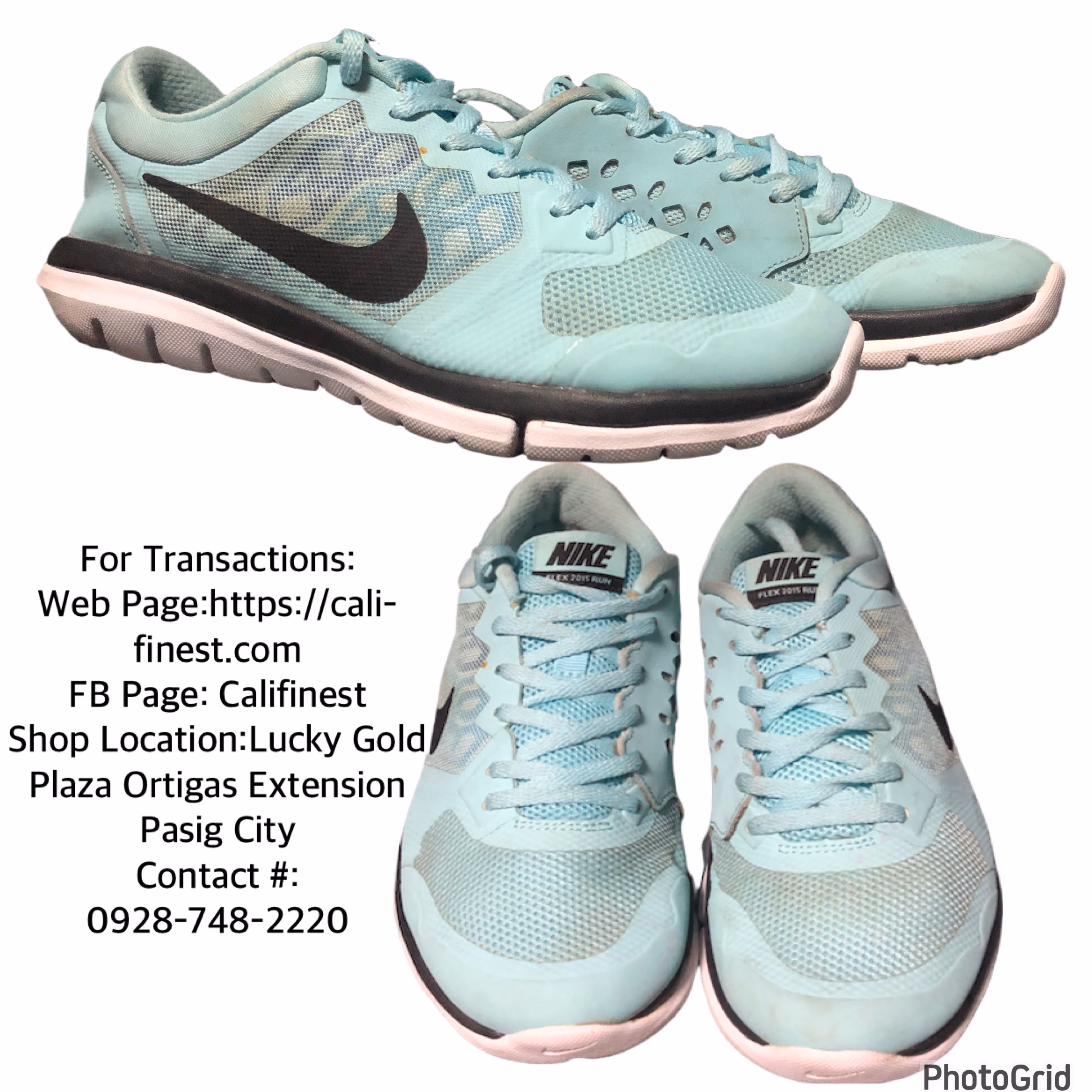 Nike Women’s Flex Run Aqua Marine Running Sneaker   S#0022