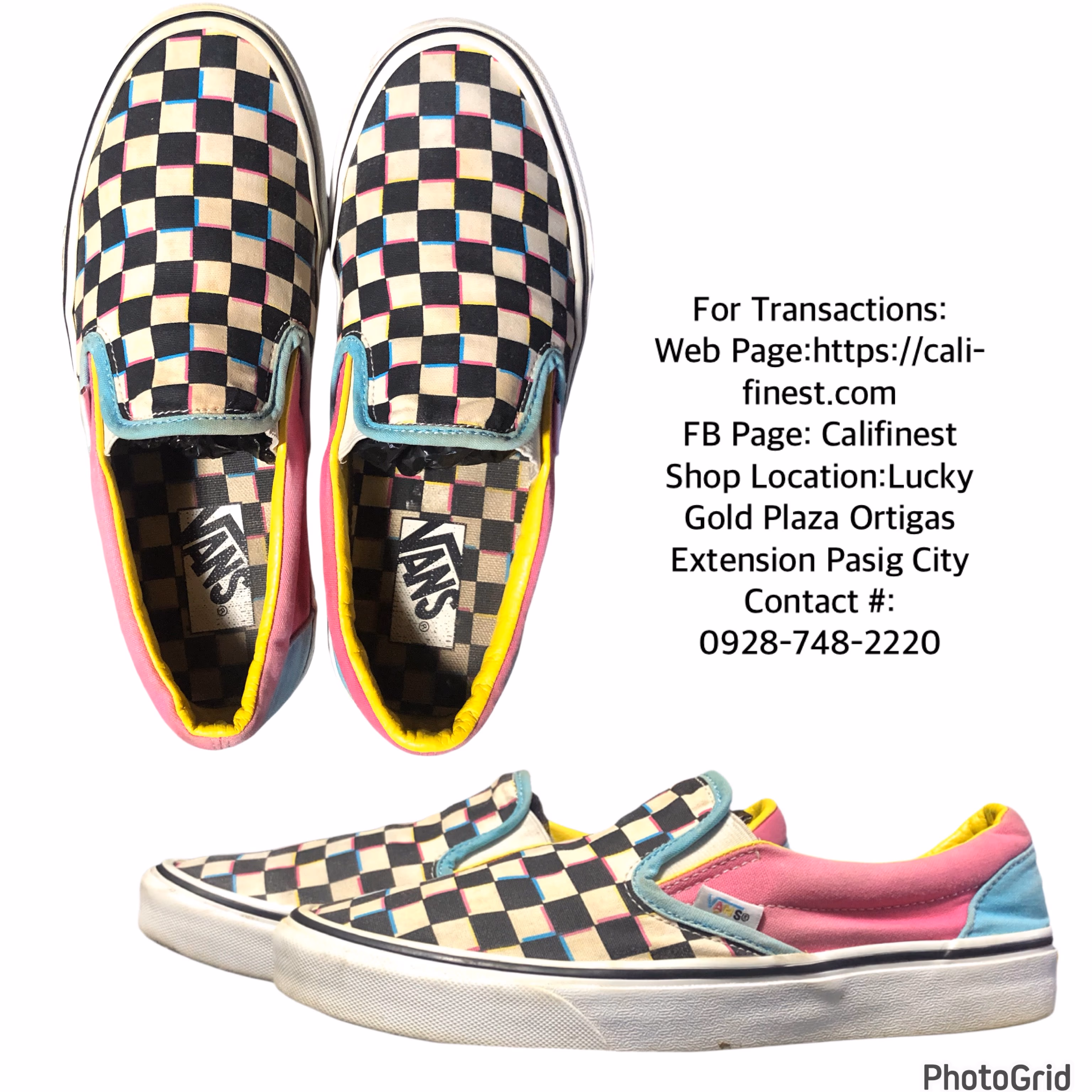 Vans Off the Wall Classic Slip-on Multicolored Smeakers Shoes for Men and Women  