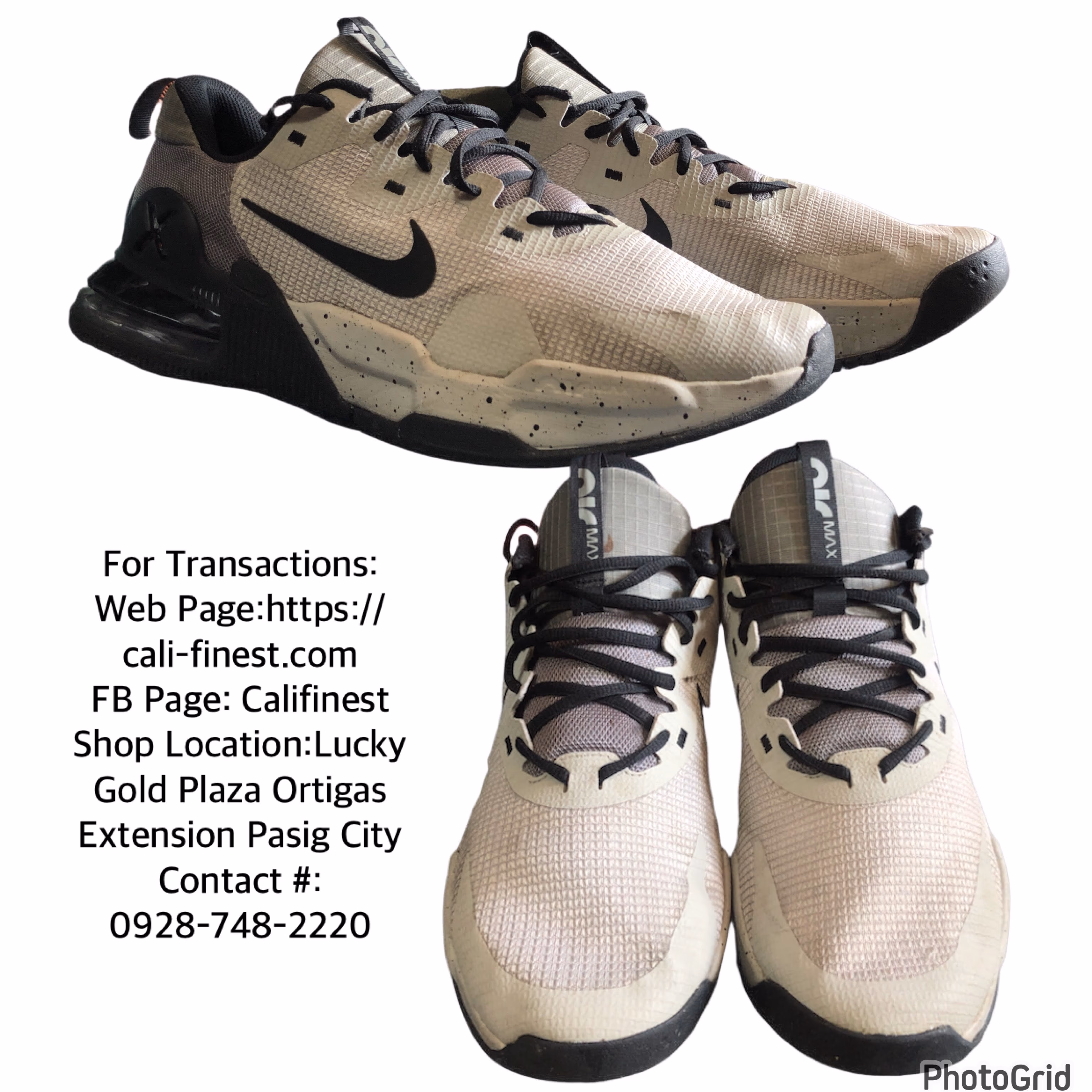 Nike Air Max Alpha trainers 5 Light Iron One Black Basket Ball Shoe For Men   S#0053 