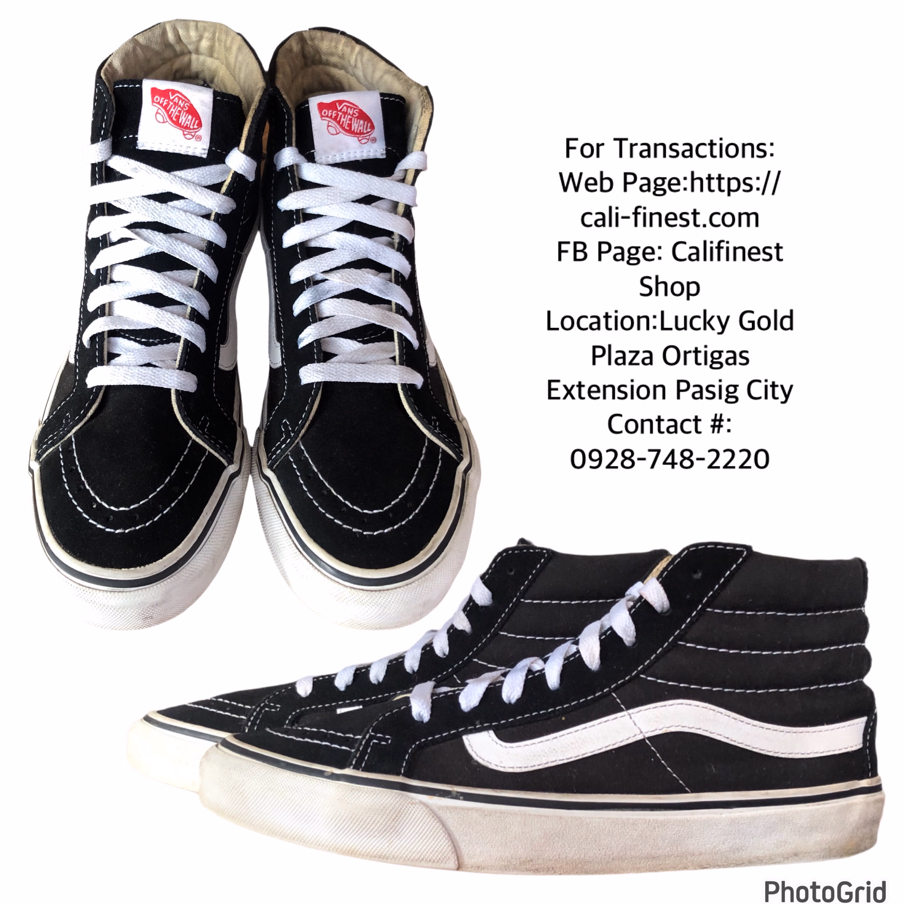 Vans Vintage Sk8-Hi Sneaker Shoes for Men and Women