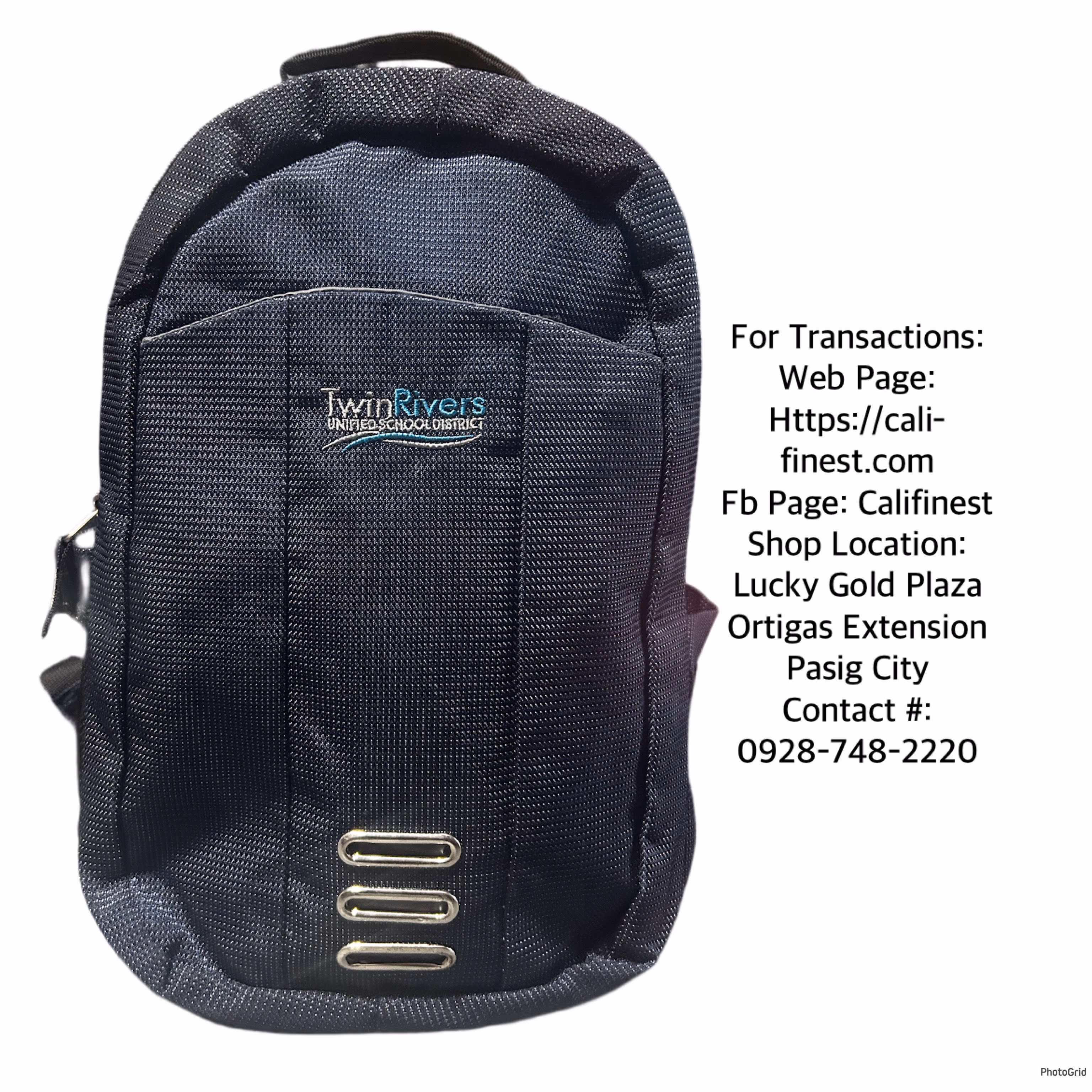 Twin Rivers Blue Backpack   BA#0038