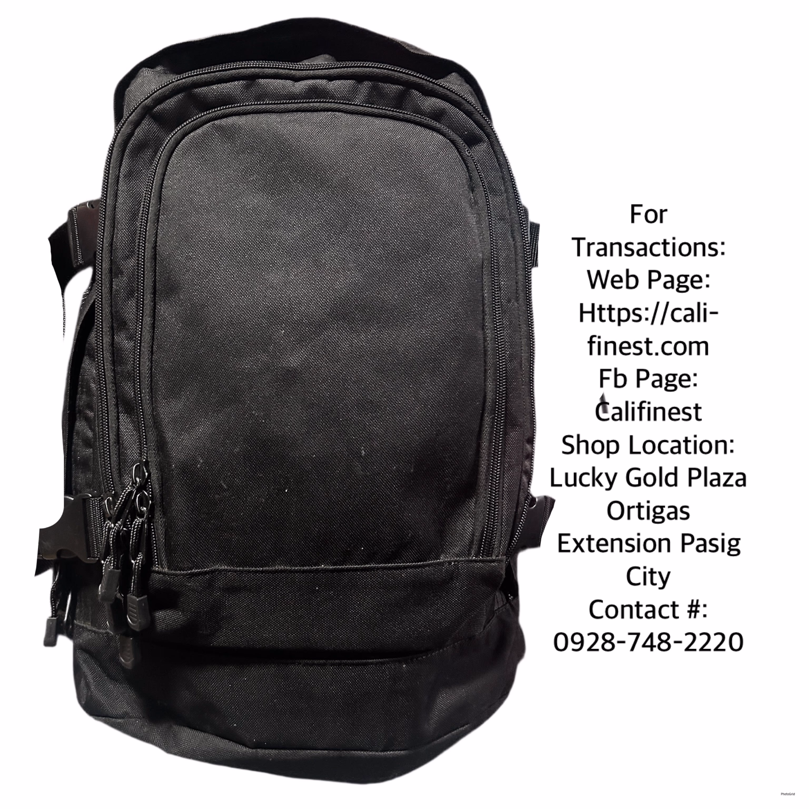 Code Alpha Black Tactical Military Backpack Bag  BA#0060 