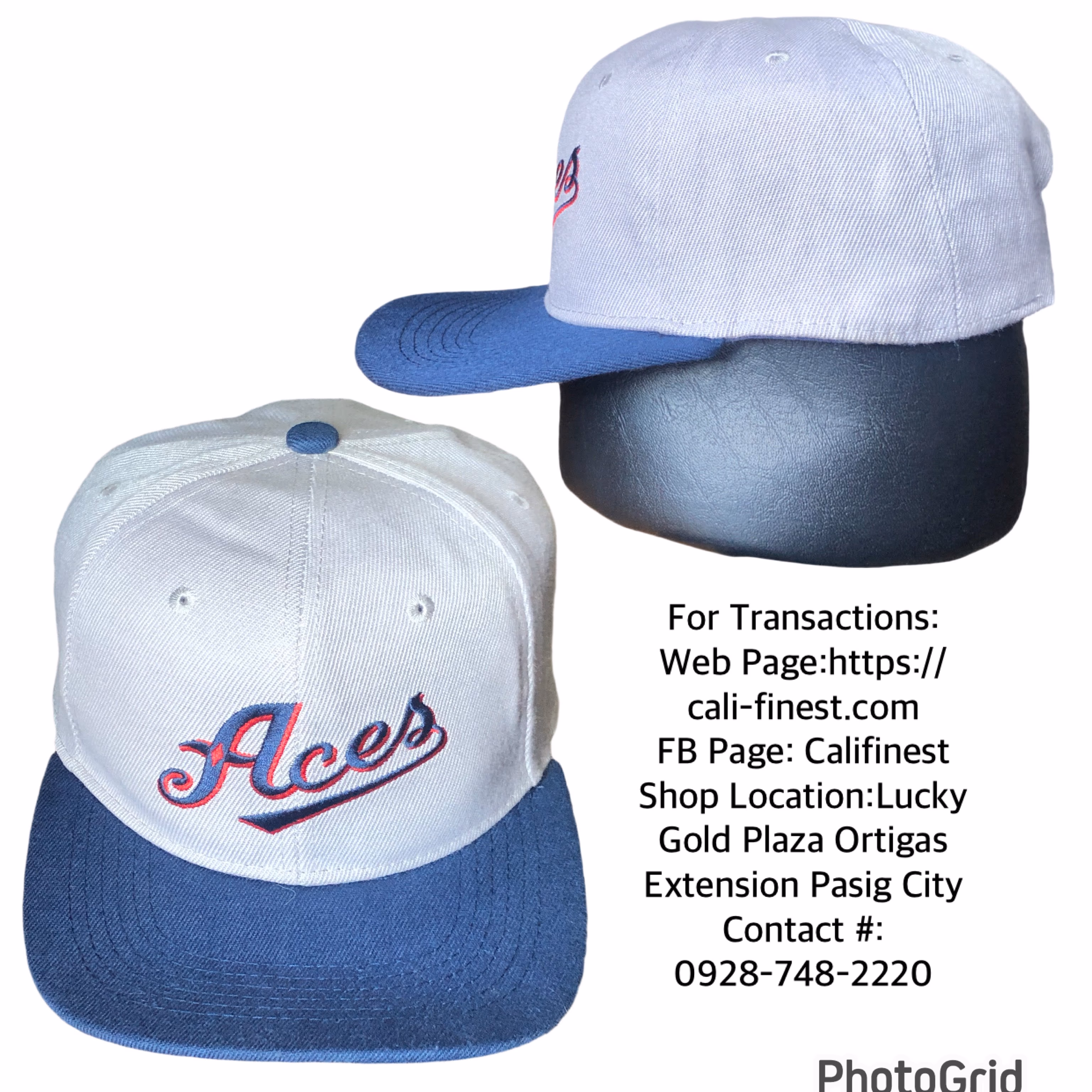 Reno Aces Strapback Gray Blue Baseball Outdoor Adjustable Hat cap