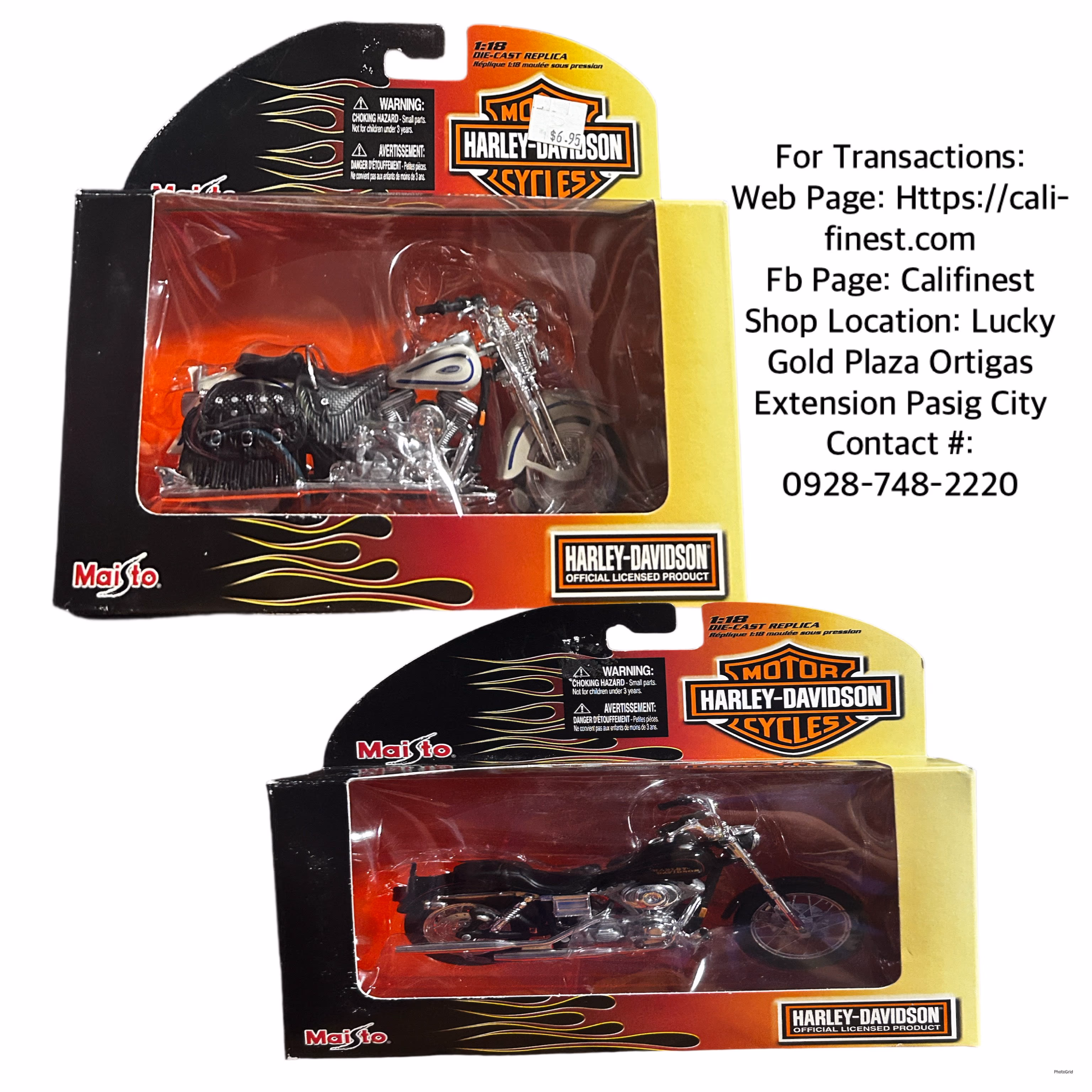 Maisto Harley-Davidson Motorcycle 1:18 Dies -Cast Replica   CO#0012