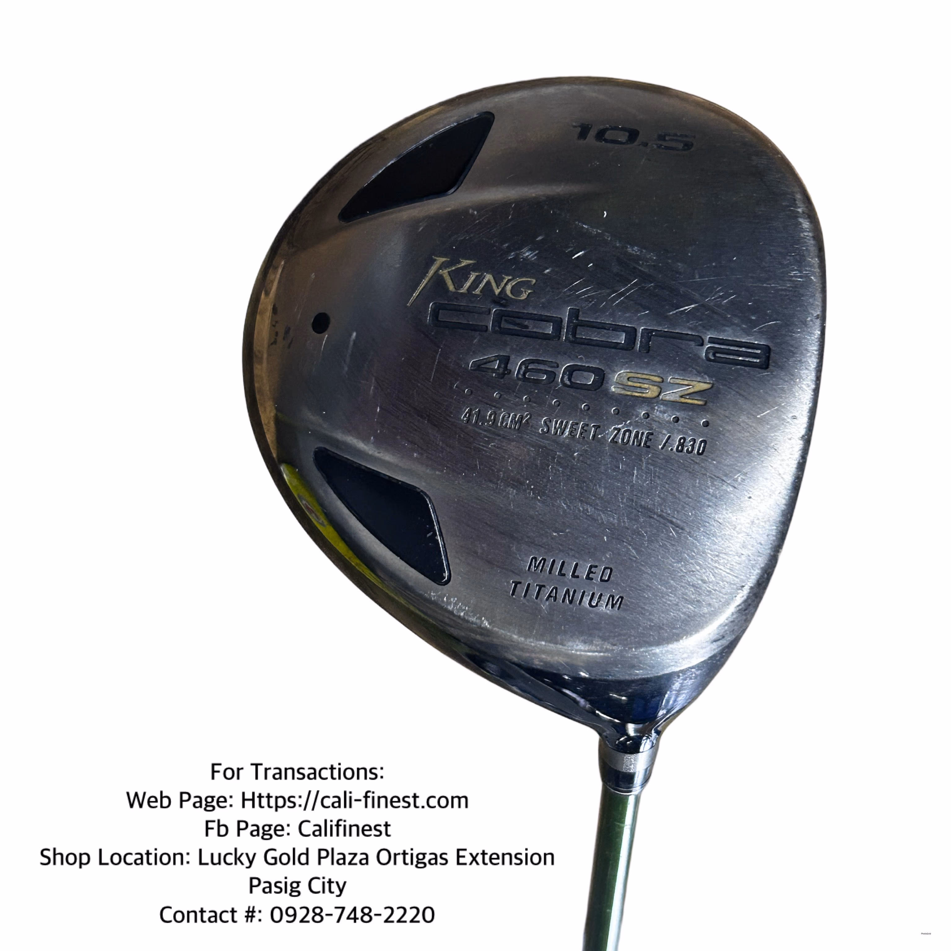 King Cobra 460SZ 10.5 Aldila HL 60-R, Right Handed 