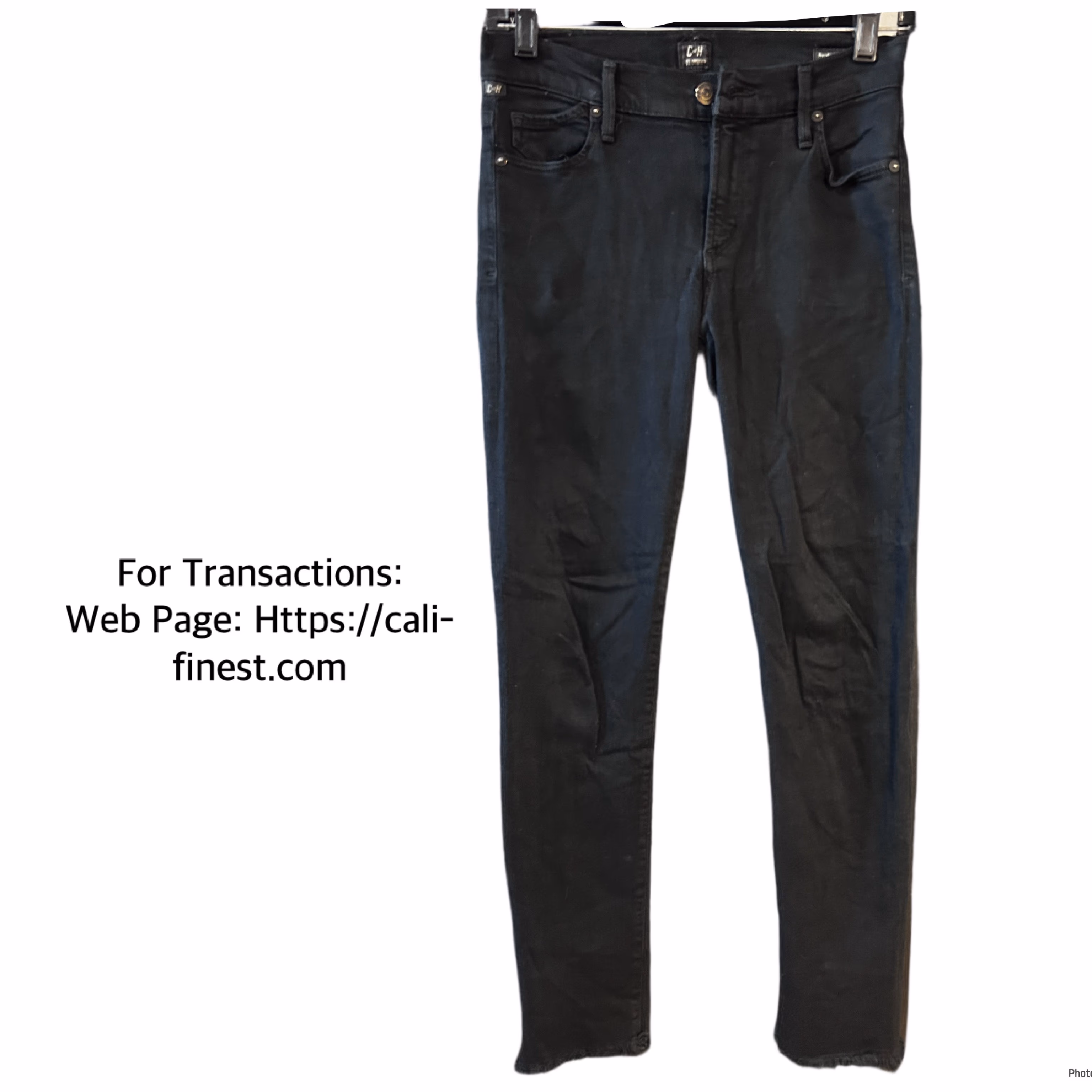 Citizens of Humanity Black Avedon Stretch Skinny Jeans Women's 