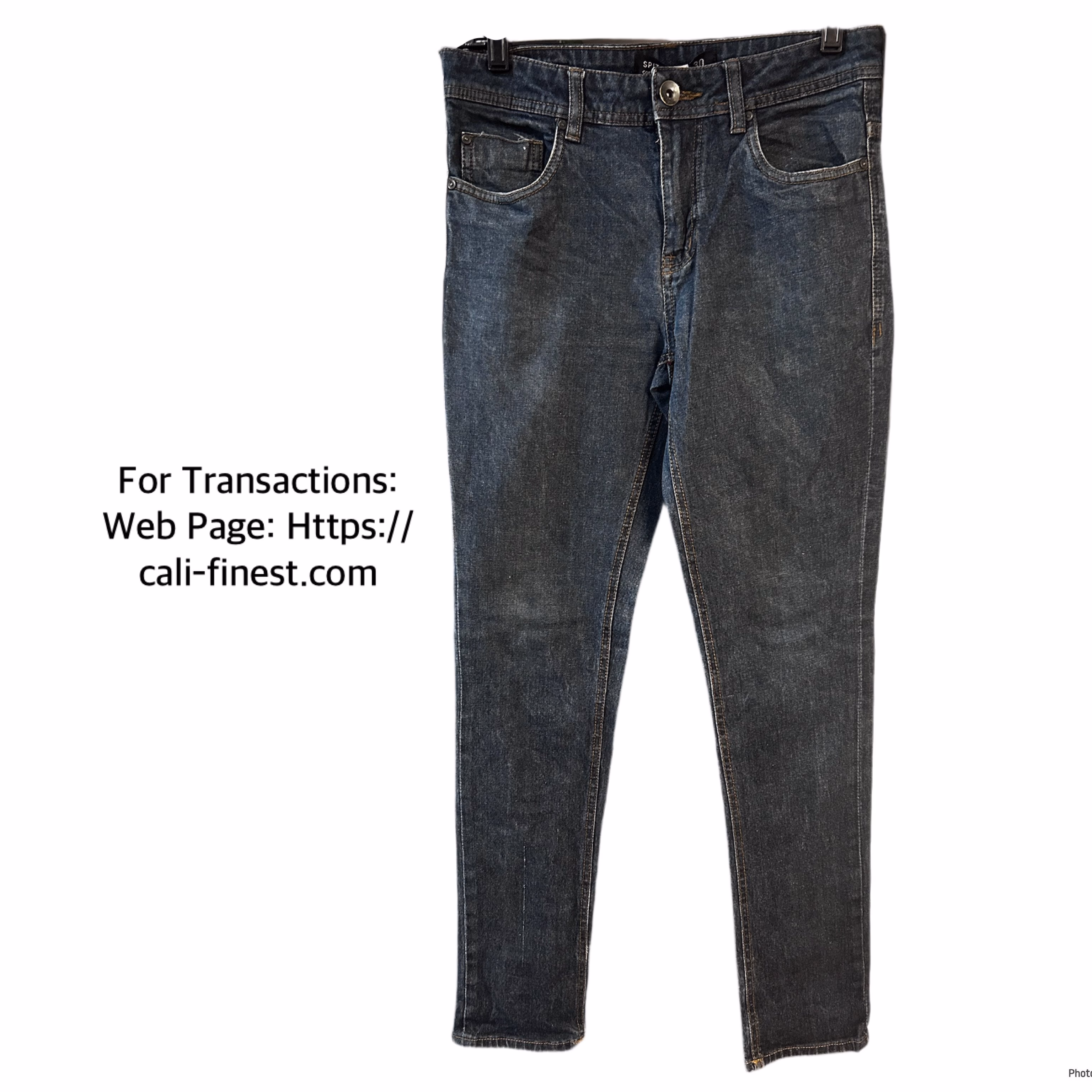 Spitfire Pants for Womens Denim Dark Blue Sz30