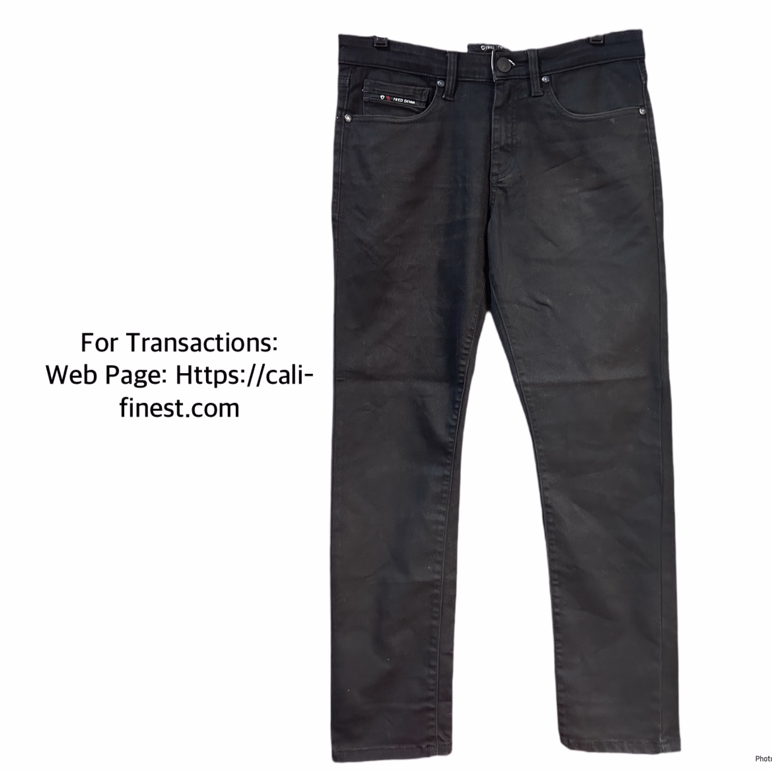 G Fried Denim Jeans for Men’s 32x30 Slim Straight Black