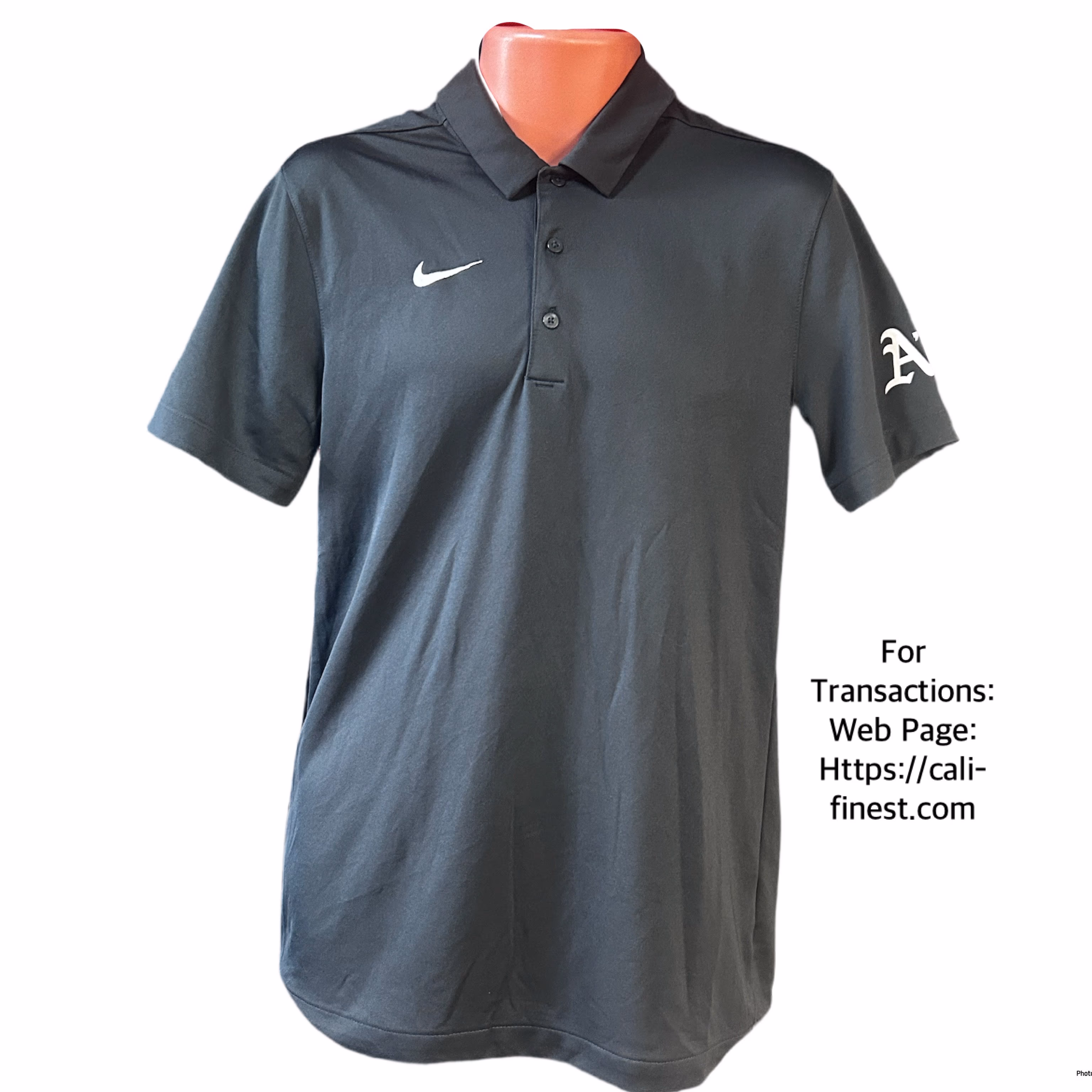 Nike Dri-Fit Polo Shirt Sleeve Shirt for Men Small  T#0047 